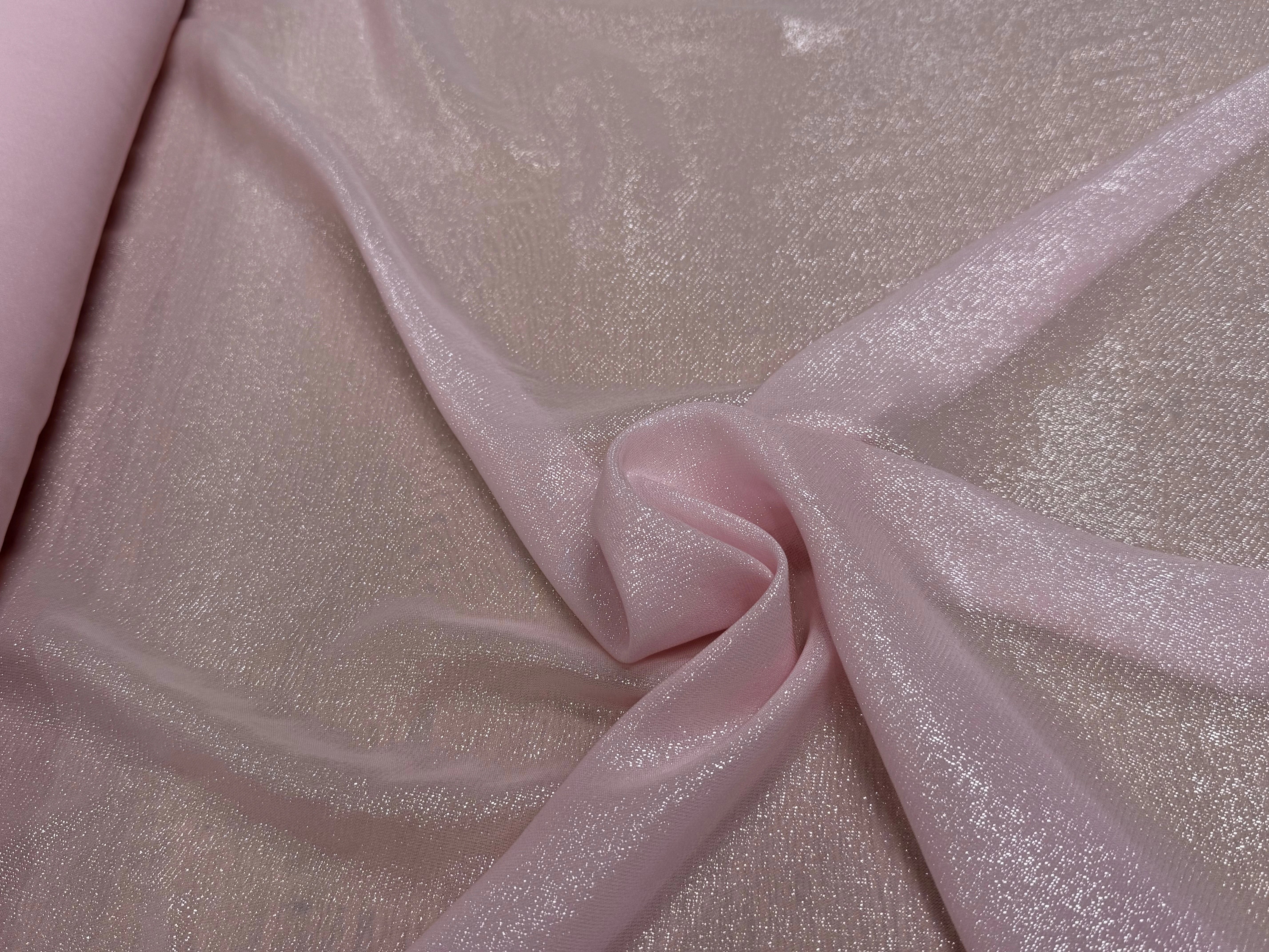 LAMÉ VISCOSE ROSE BARBE À PAPA - My Little Coupon