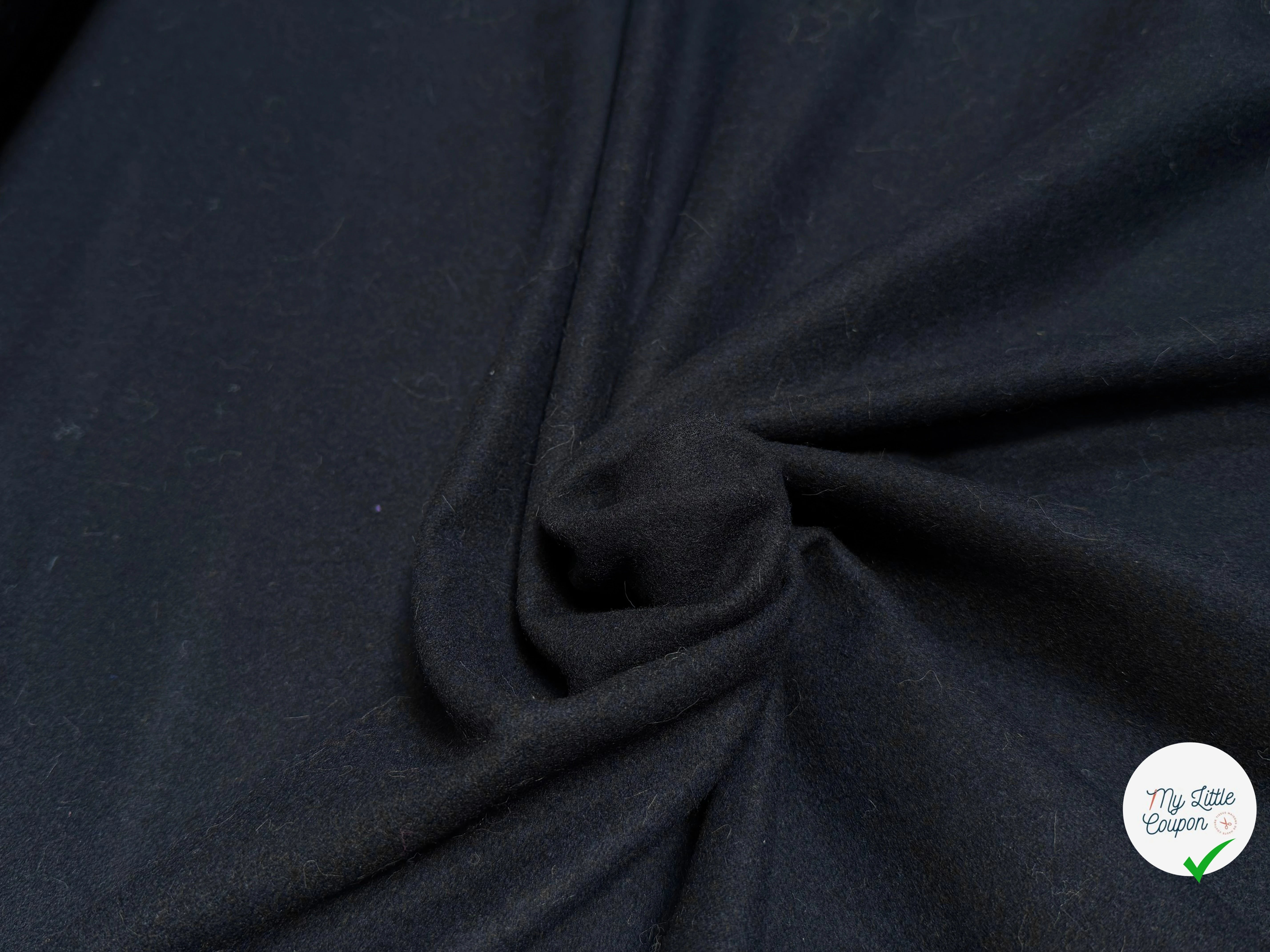 LANAIGE MANTEAU 80% LAINE BLEU NUIT - My Little Coupon