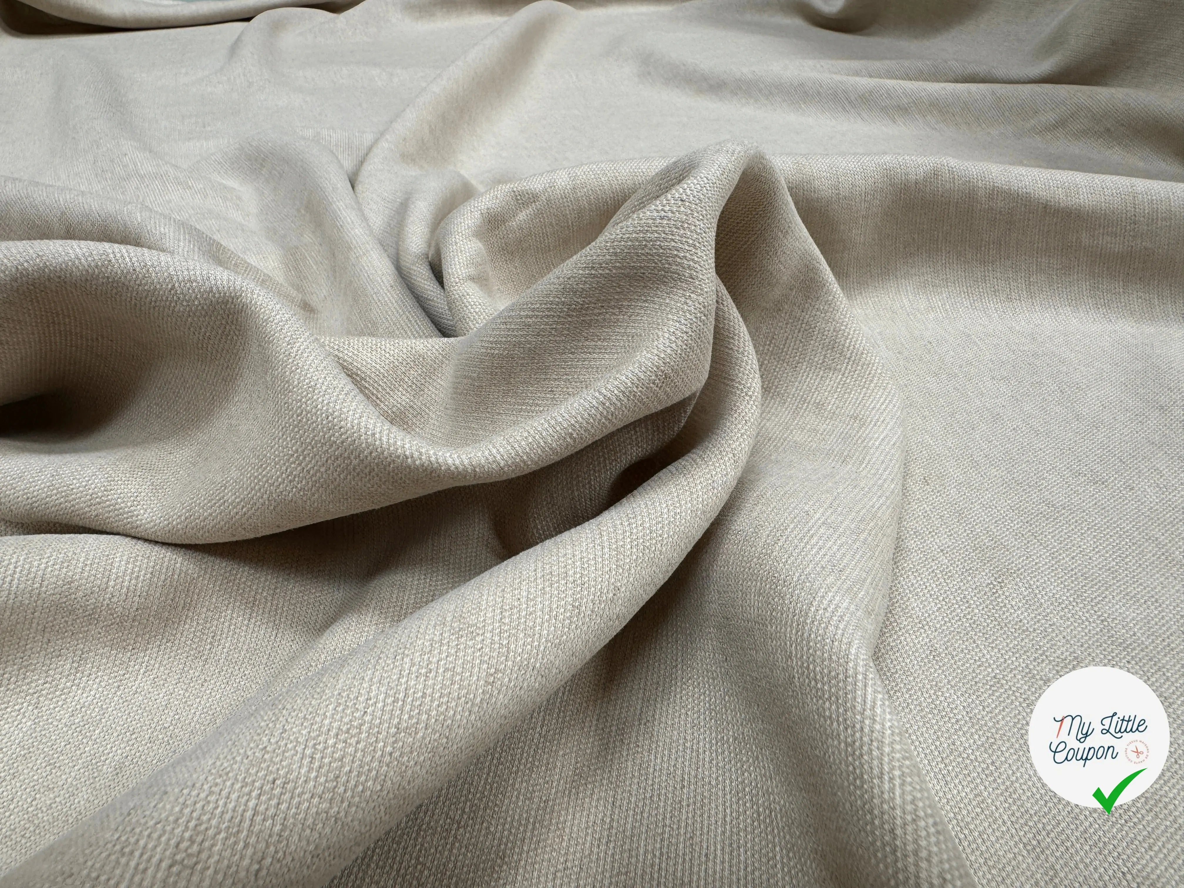 LIN VISCOSE LUISANT BEIGE - My Little Coupon