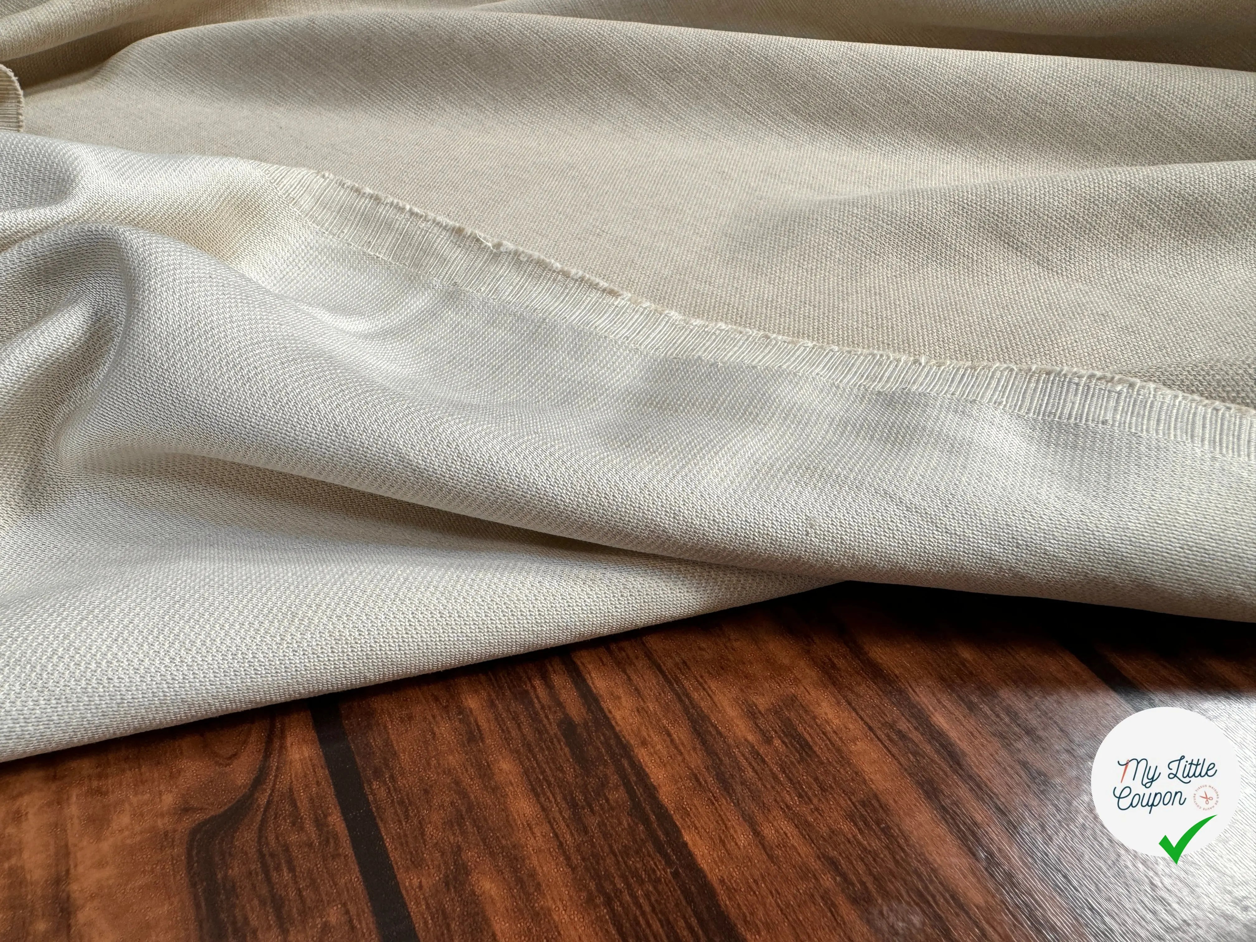 LIN VISCOSE LUISANT BEIGE - My Little Coupon