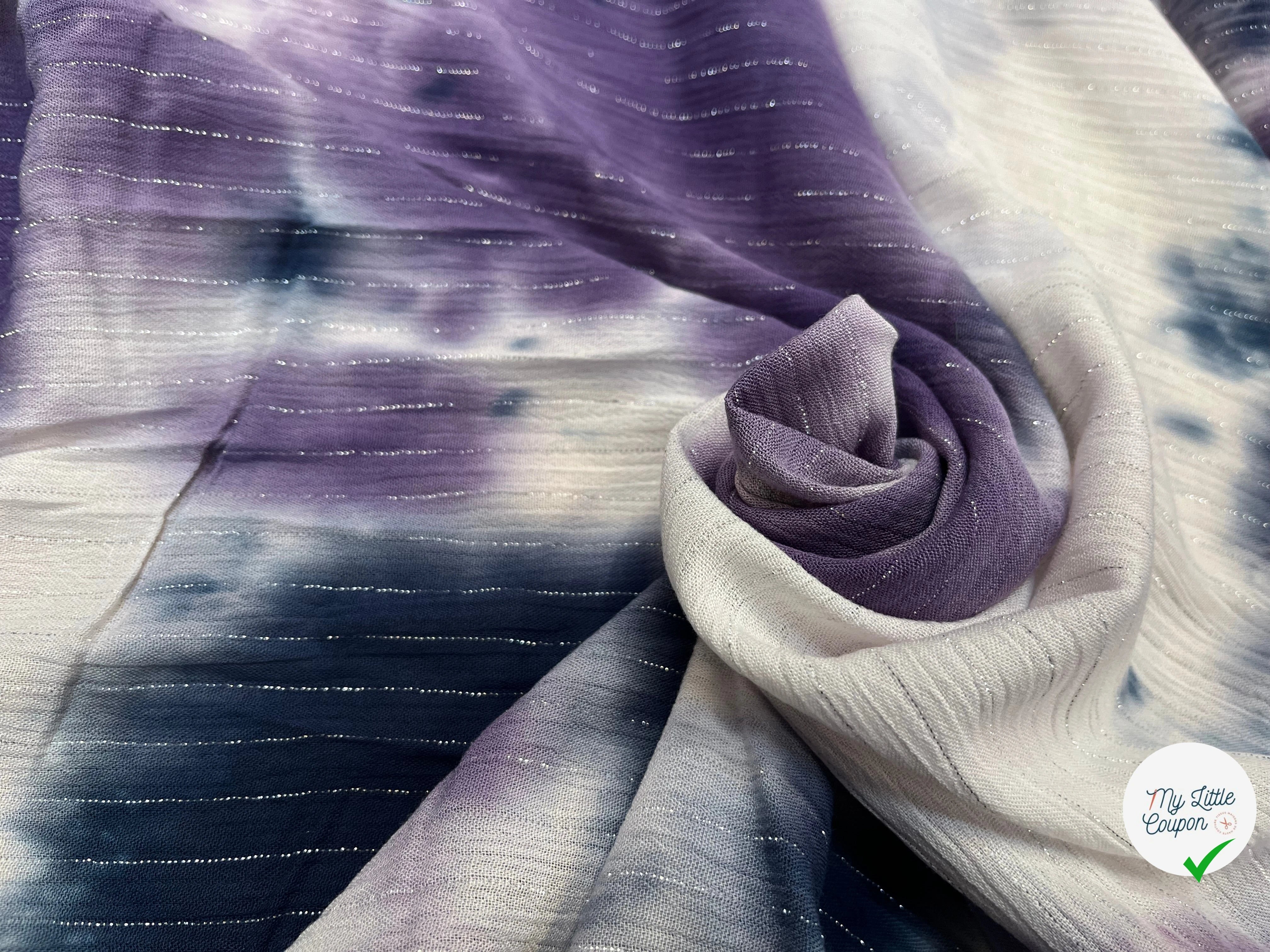 LUREX YORYU TIE AND DYE VIOLET/BLEU - My Little Coupon