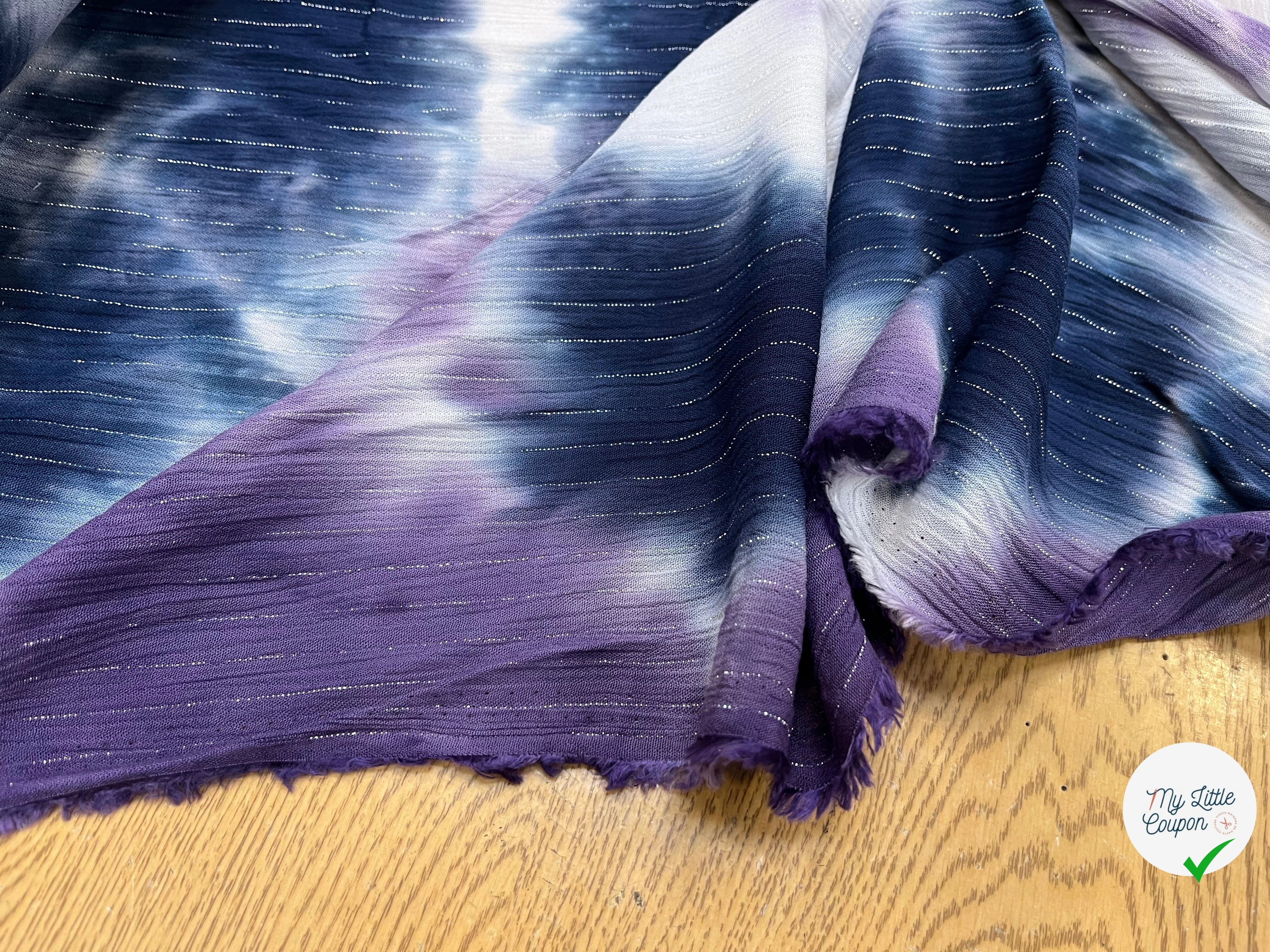 LUREX YORYU TIE AND DYE VIOLET/BLEU - My Little Coupon
