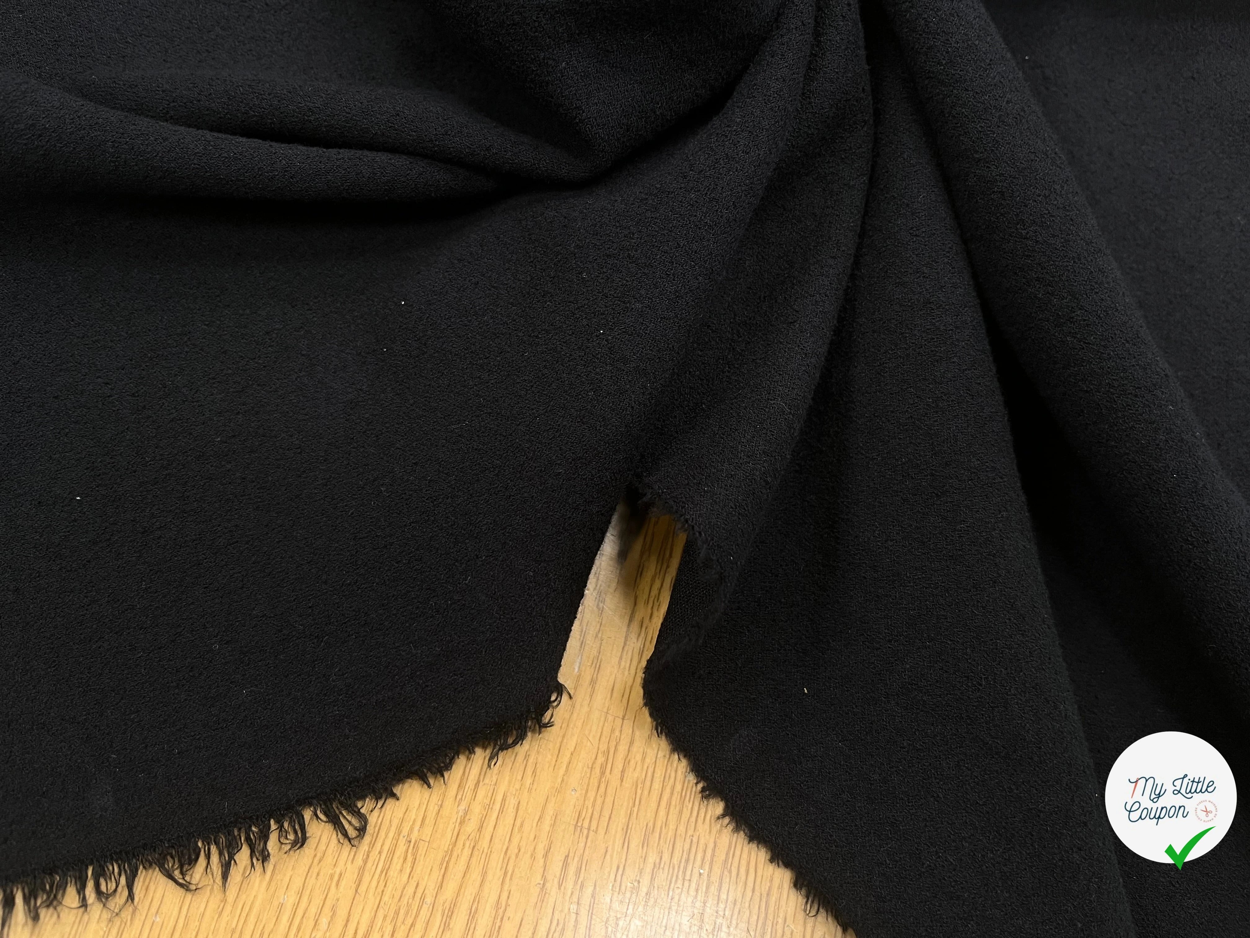 MAILLE 50% VISCOSE BLACK 148CM - My Little Coupon