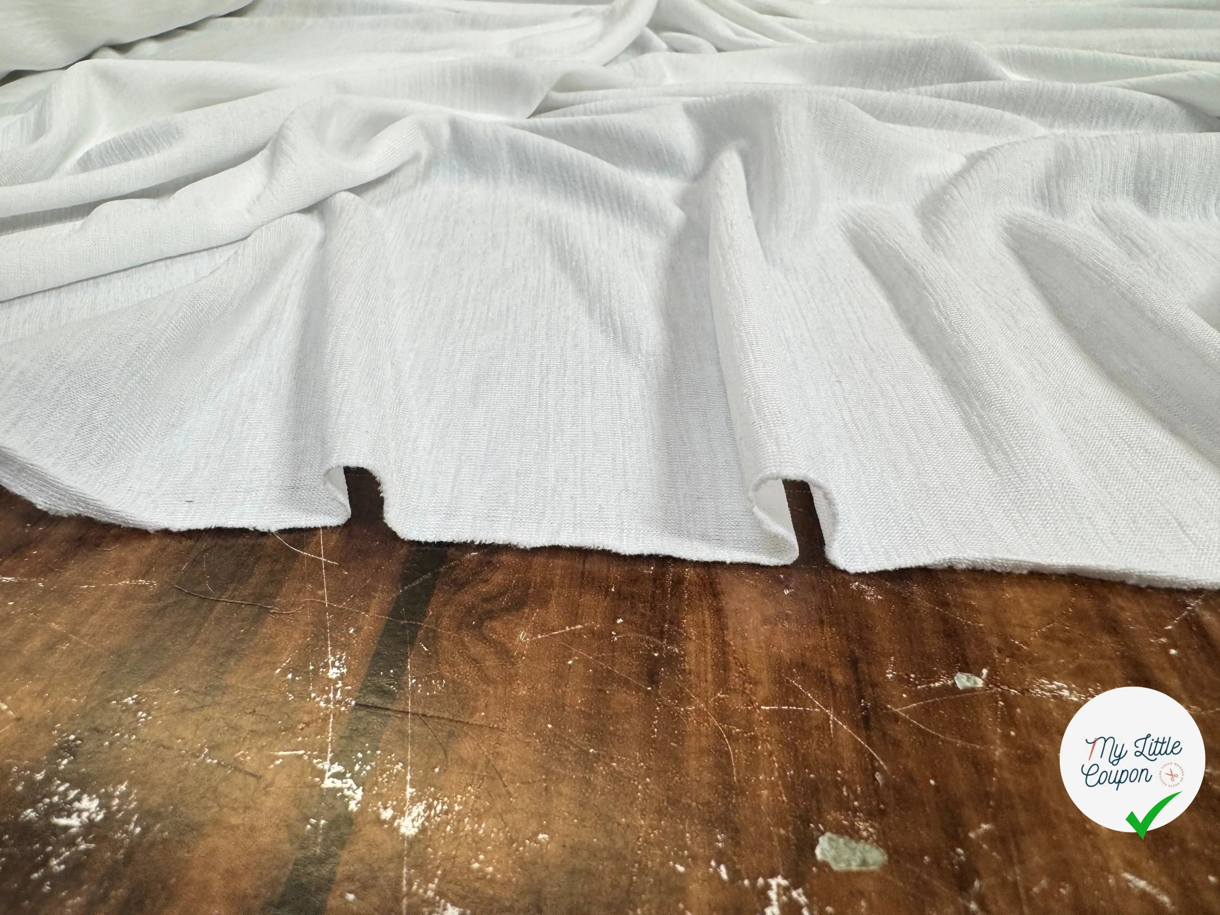 MAILLE BLANC VISCOSE - My Little Coupon