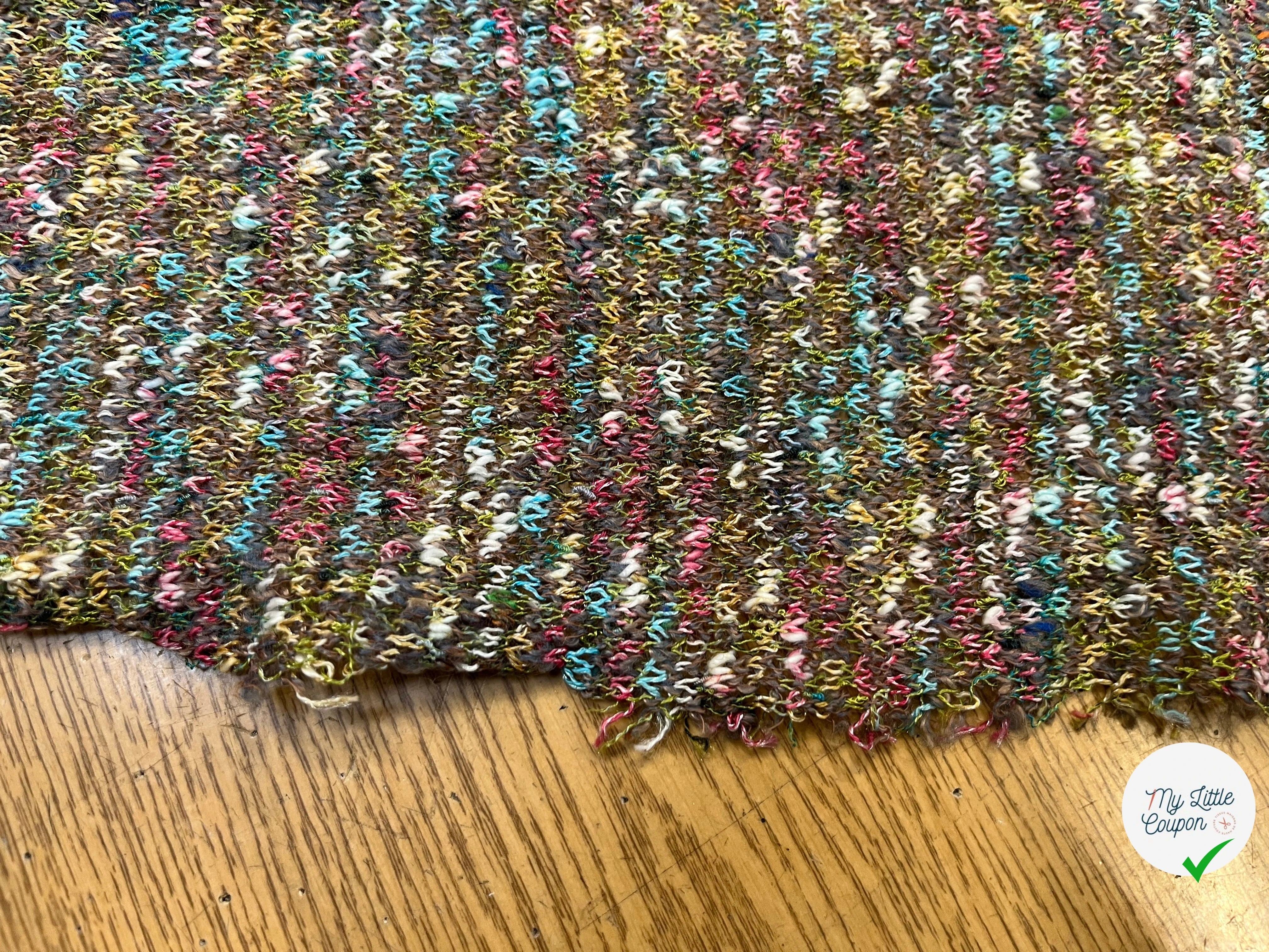 MAILLE BOUCLETTE TENDANCE VERT - My Little Coupon
