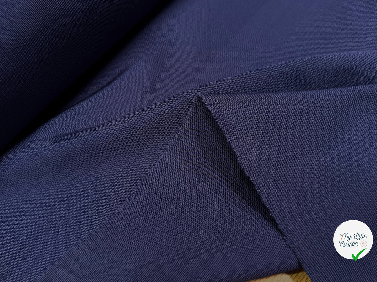 MAILLE COTON ÉFFET TRICOT ULTRA STRETCH WORK BLUE - My Little Coupon