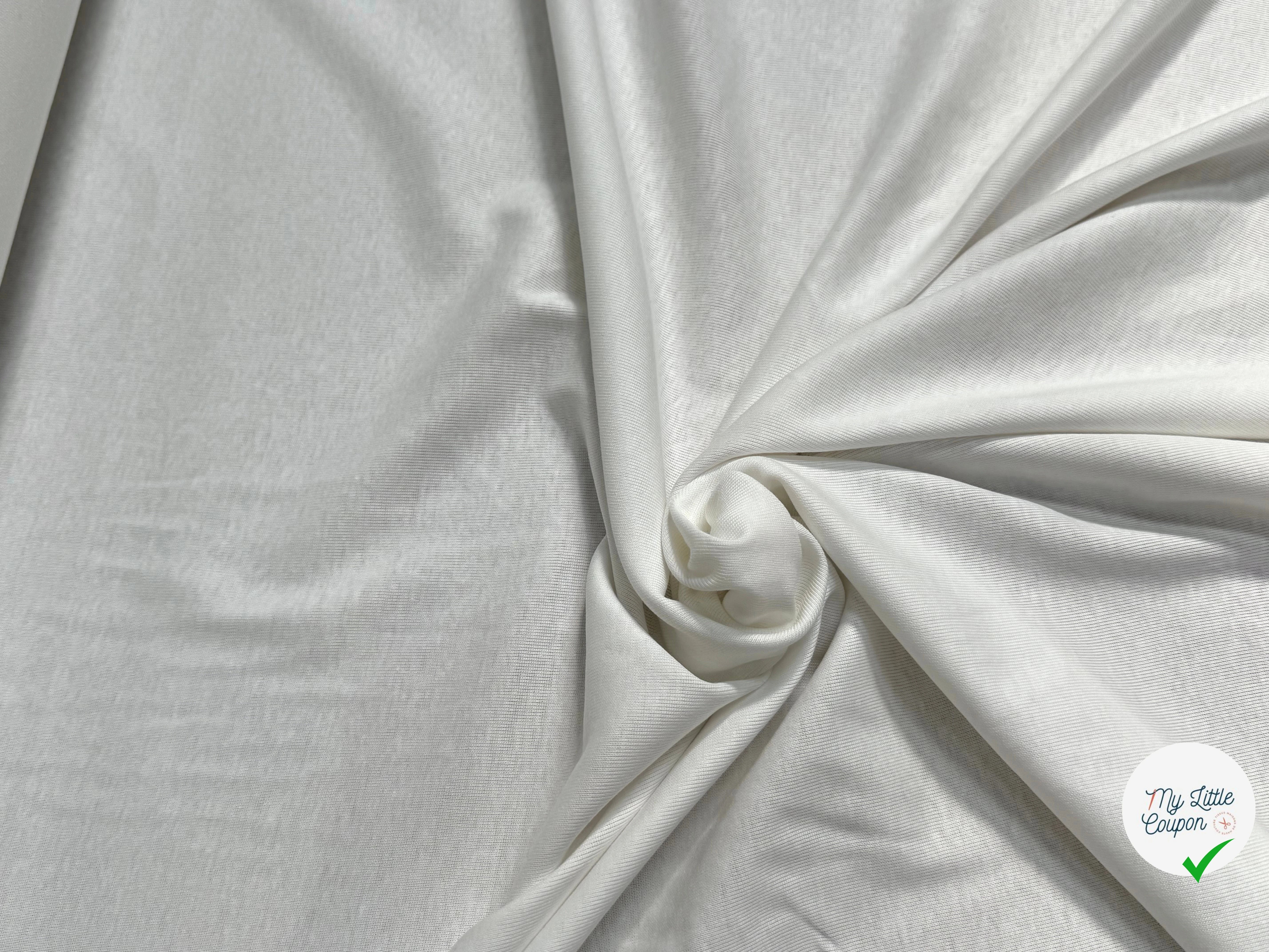 MAILLE COTON LEGER CÔTELÉE BLANC - My Little Coupon