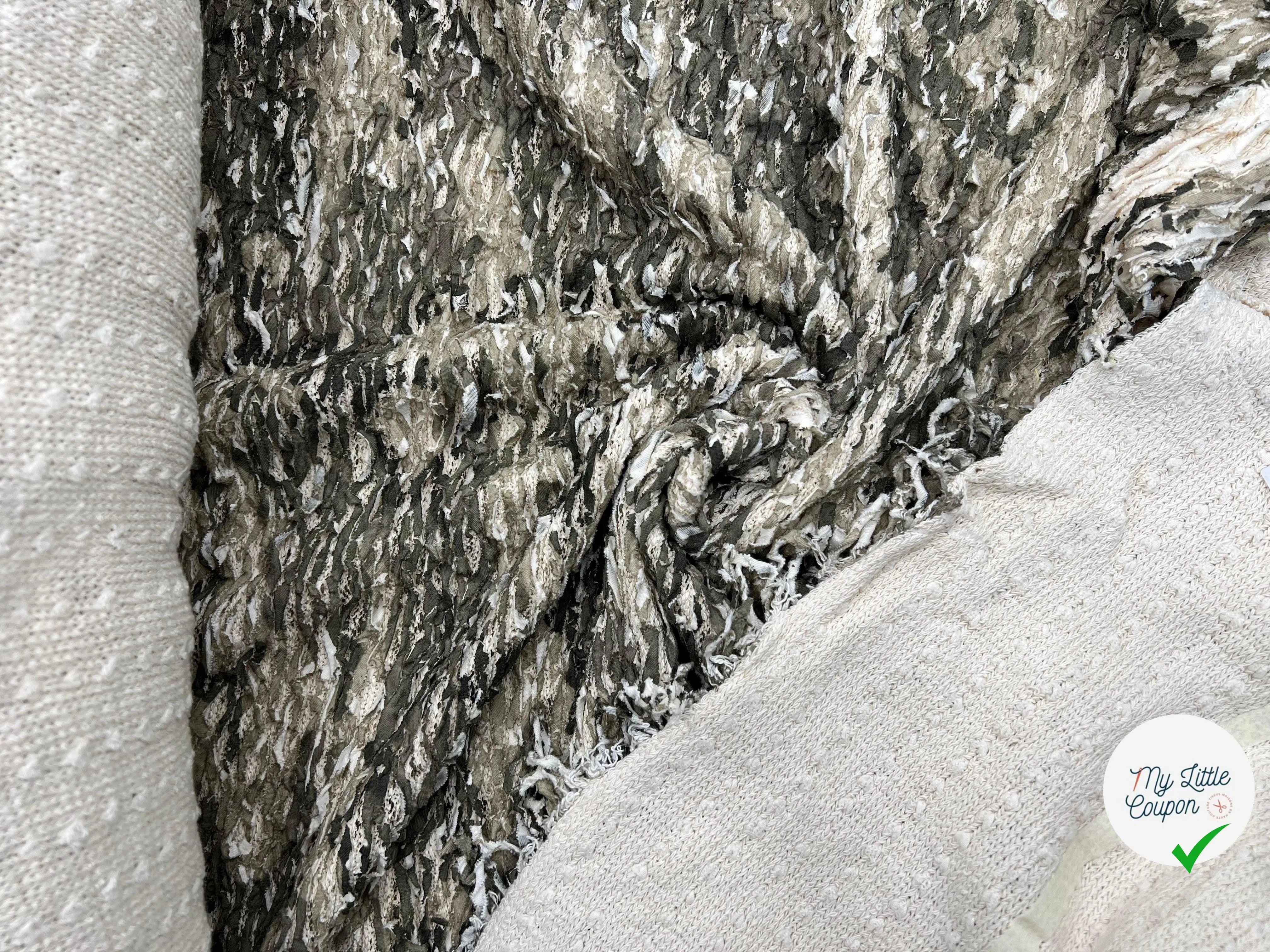 MAILLE COTON LOURDE CAMOUFLAGE GHILLIE GHILLIE CHIC - My Little Coupon - tissu - coudre