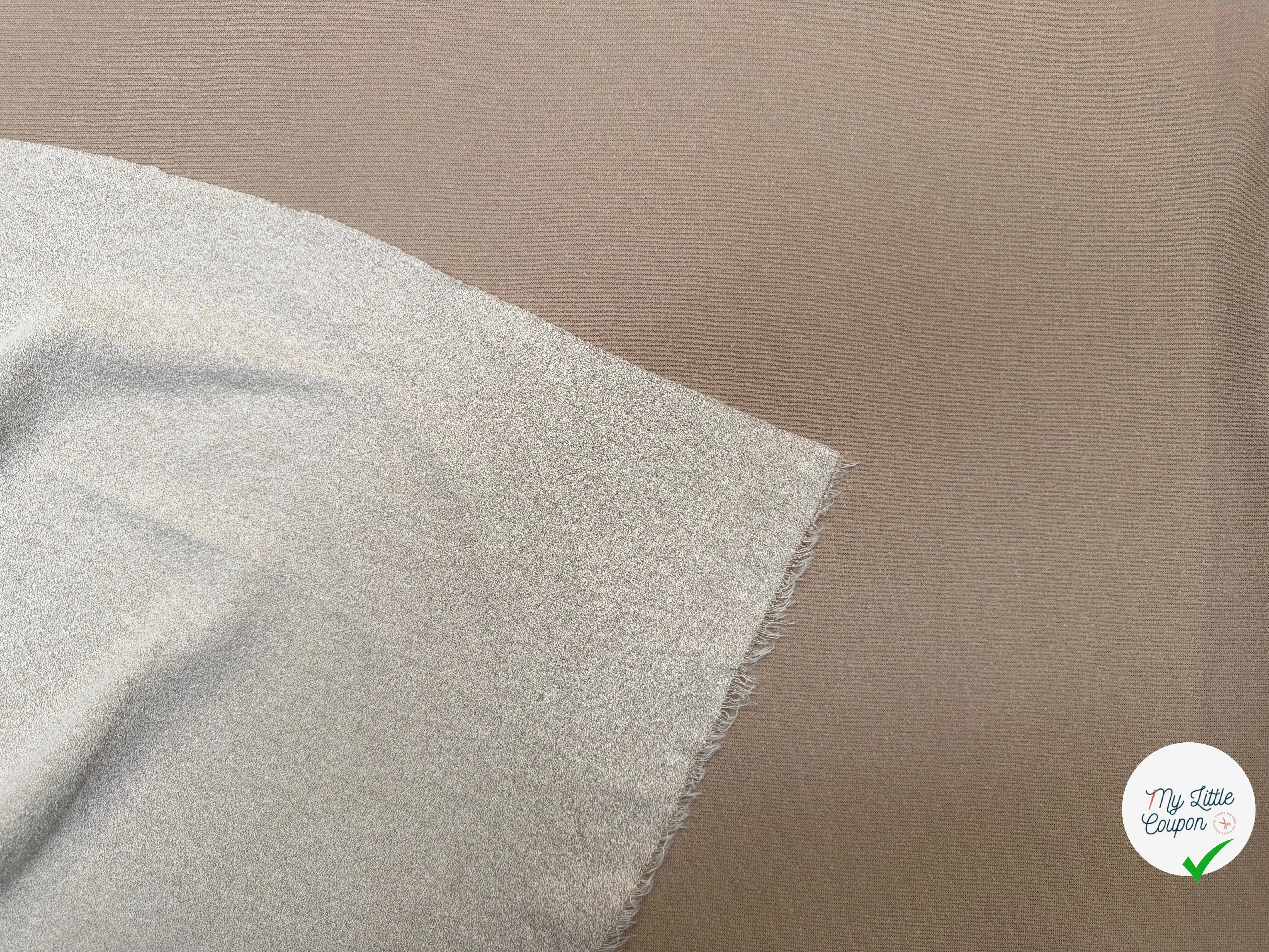 MAILLE CREPÉE DOUBLE FACE - My Little Coupon