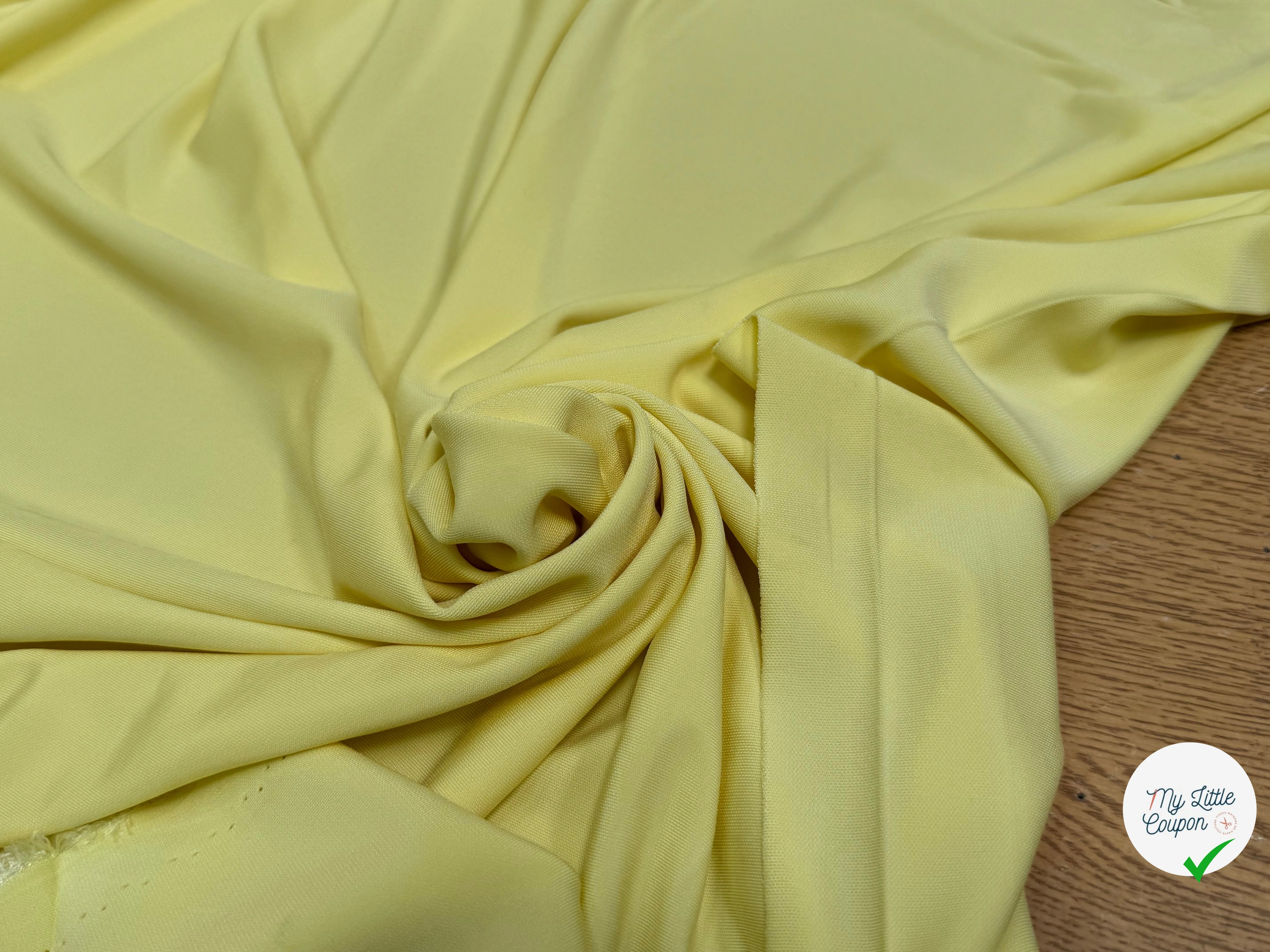 MAILLE CREPÉE ULTRA STRETCH LEMON - My Little Coupon