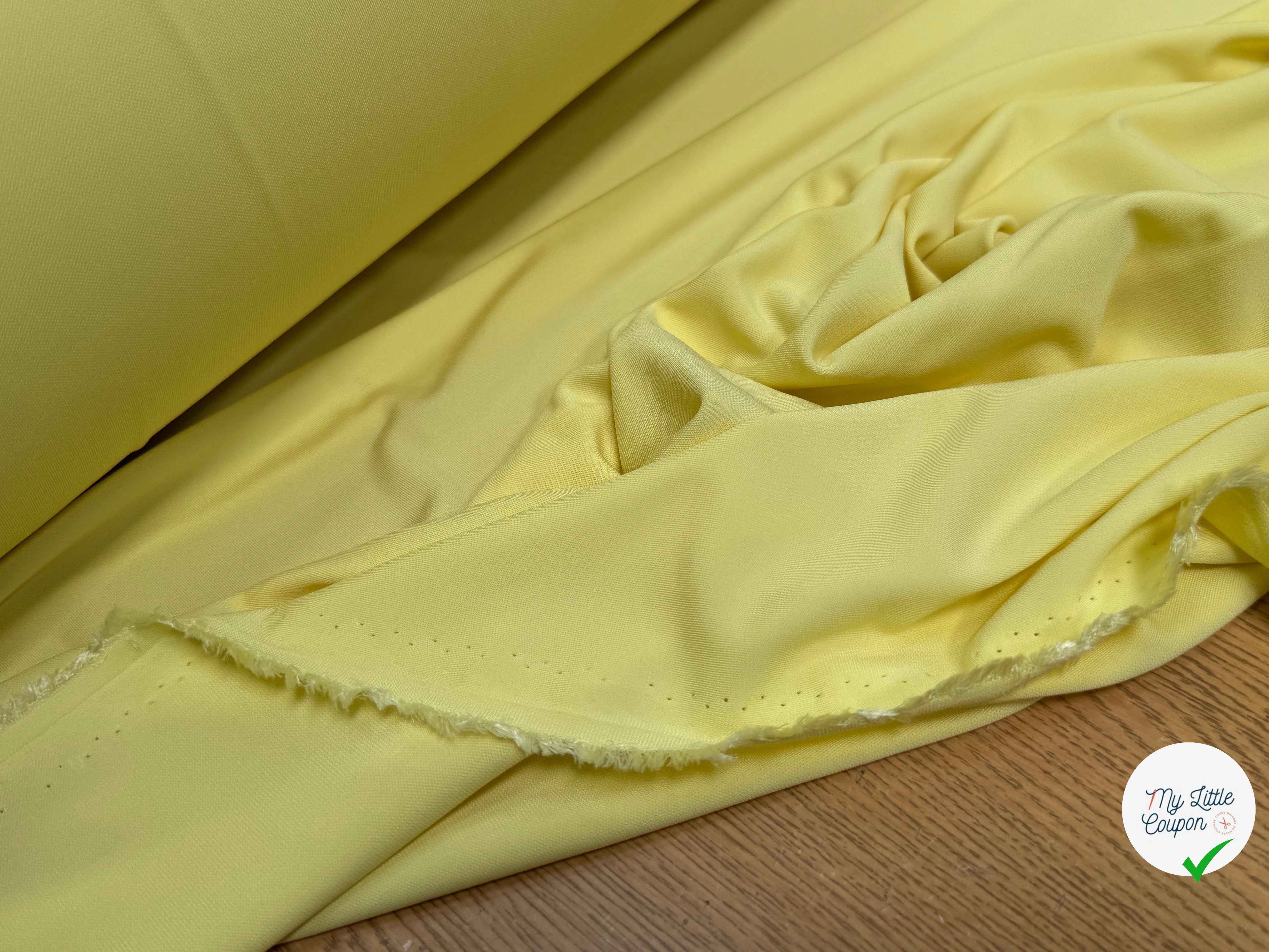 MAILLE CREPÉE ULTRA STRETCH LEMON - My Little Coupon