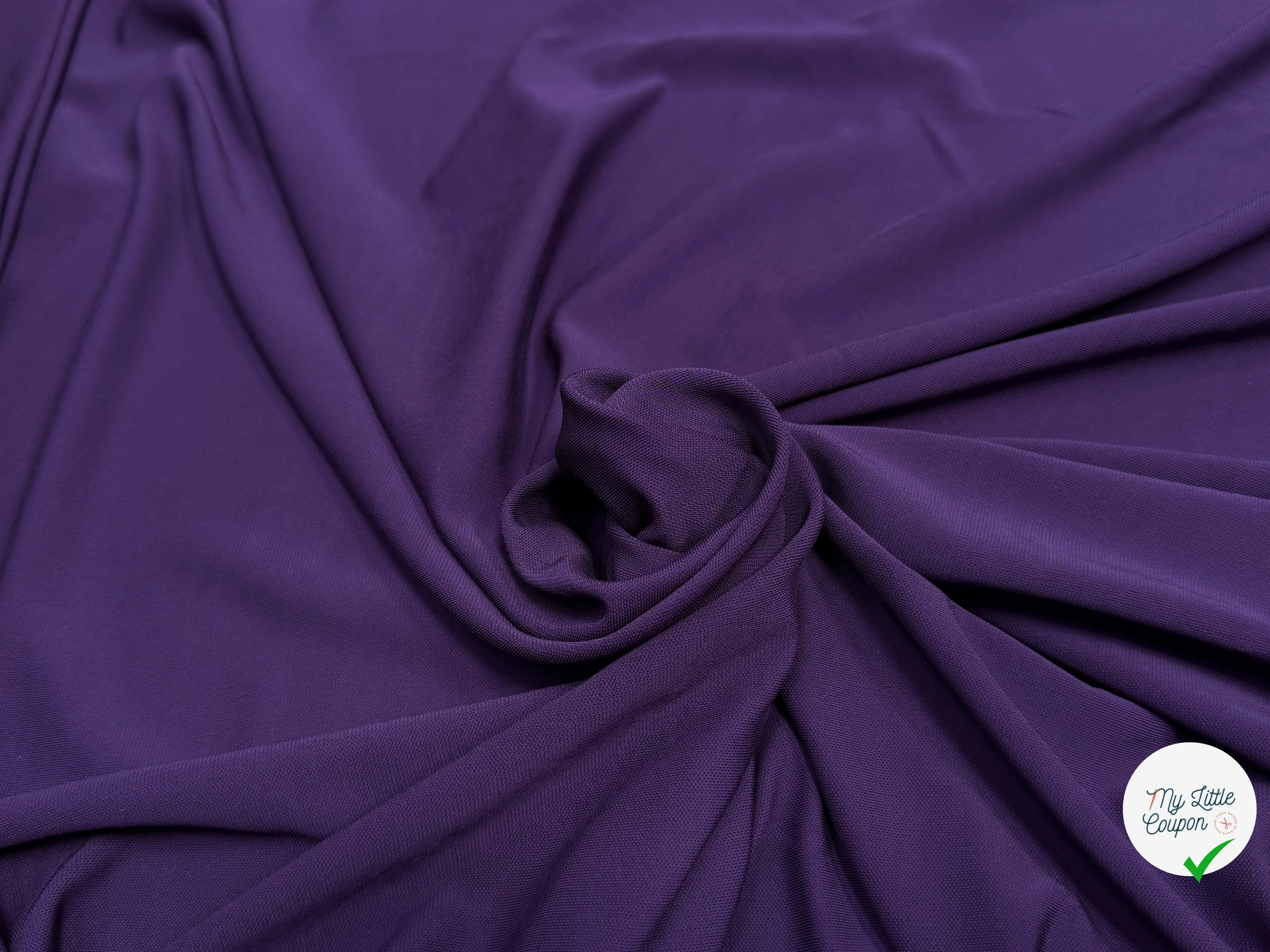 MAILLE CREPÉE ULTRA STRETCH PURPLE - My Little Coupon