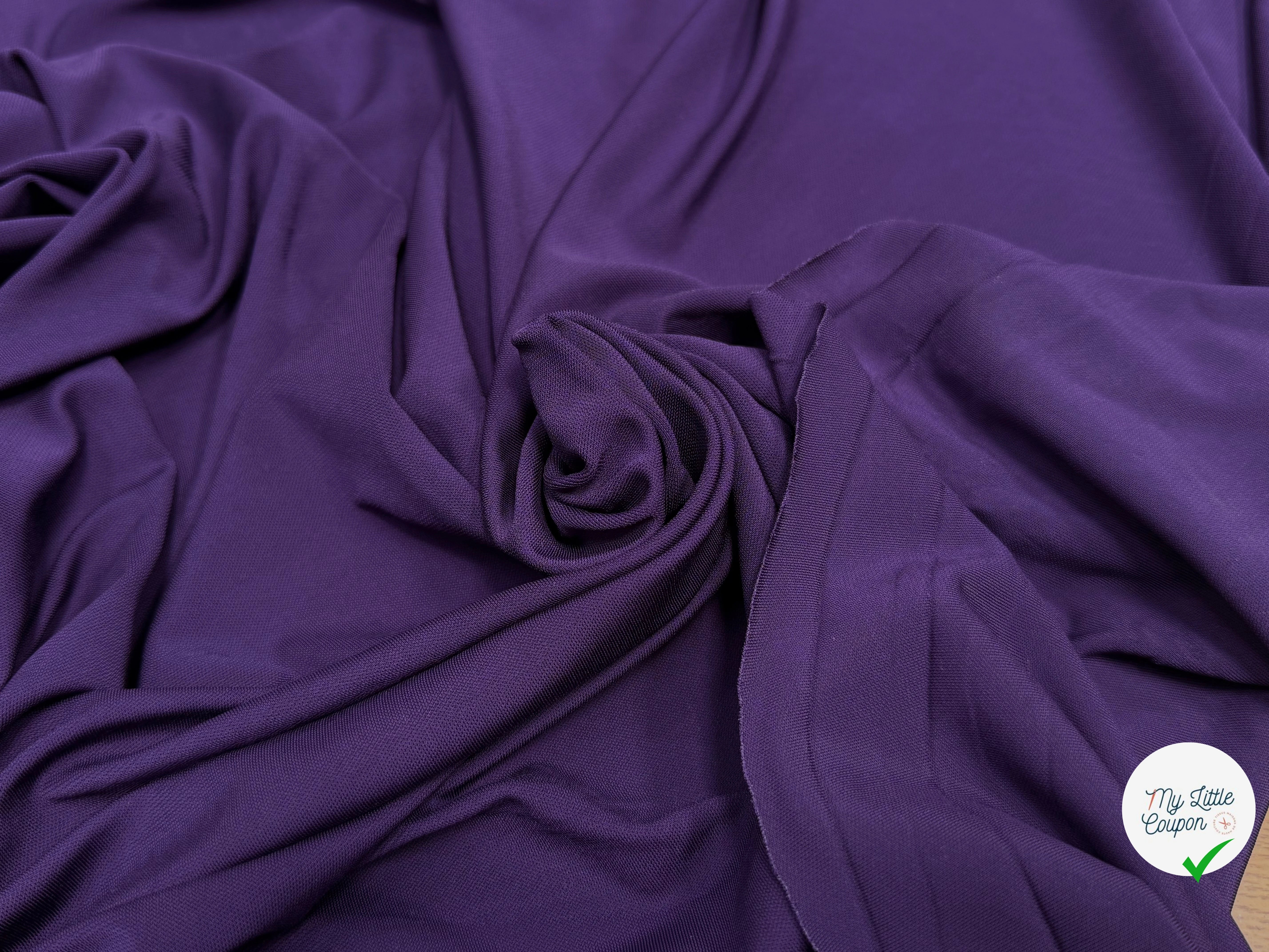 MAILLE CREPÉE ULTRA STRETCH PURPLE - My Little Coupon
