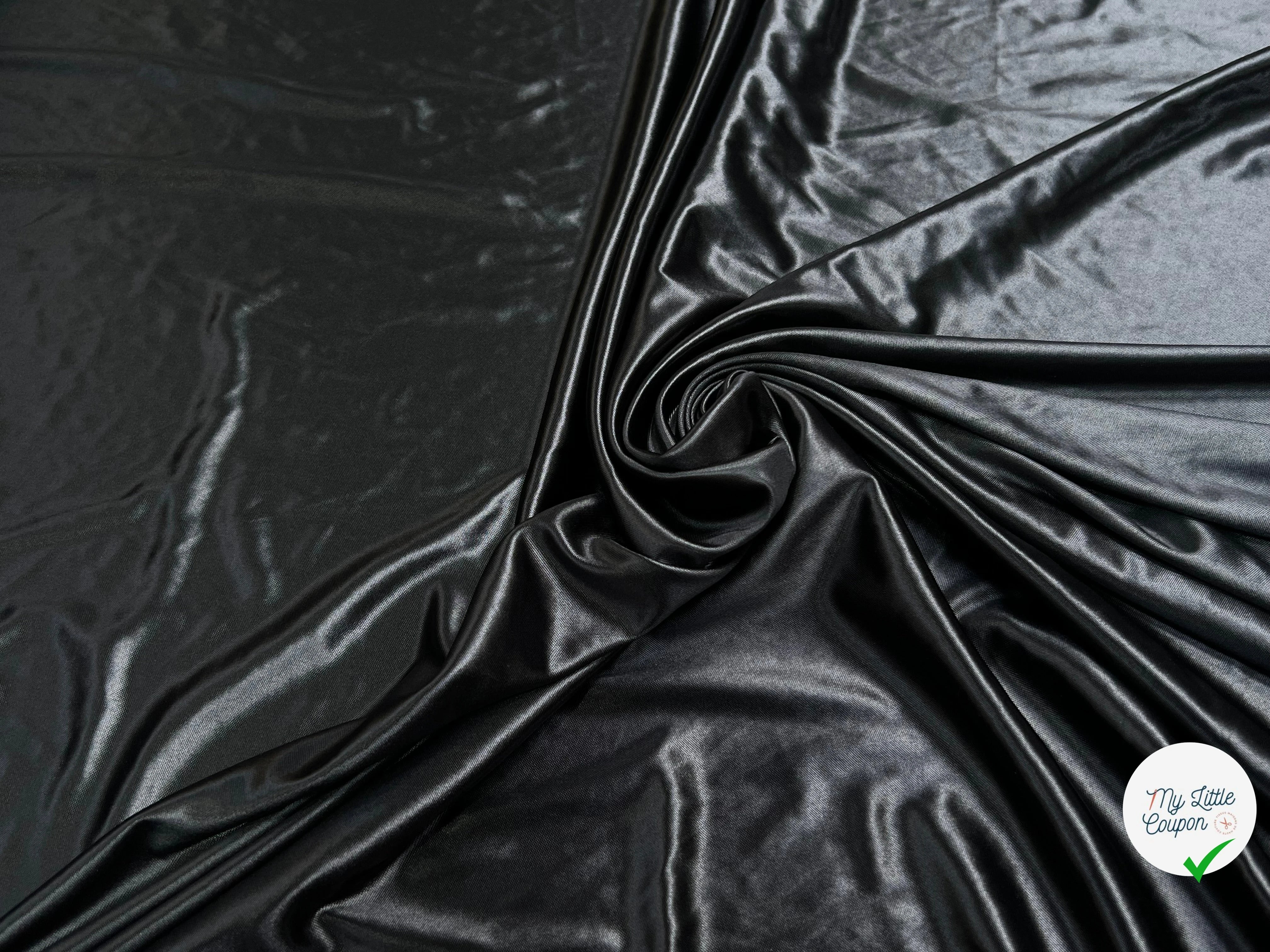 MAILLE EFFET CUIR FROIDE ET SOUPLE NOIR - My Little Coupon