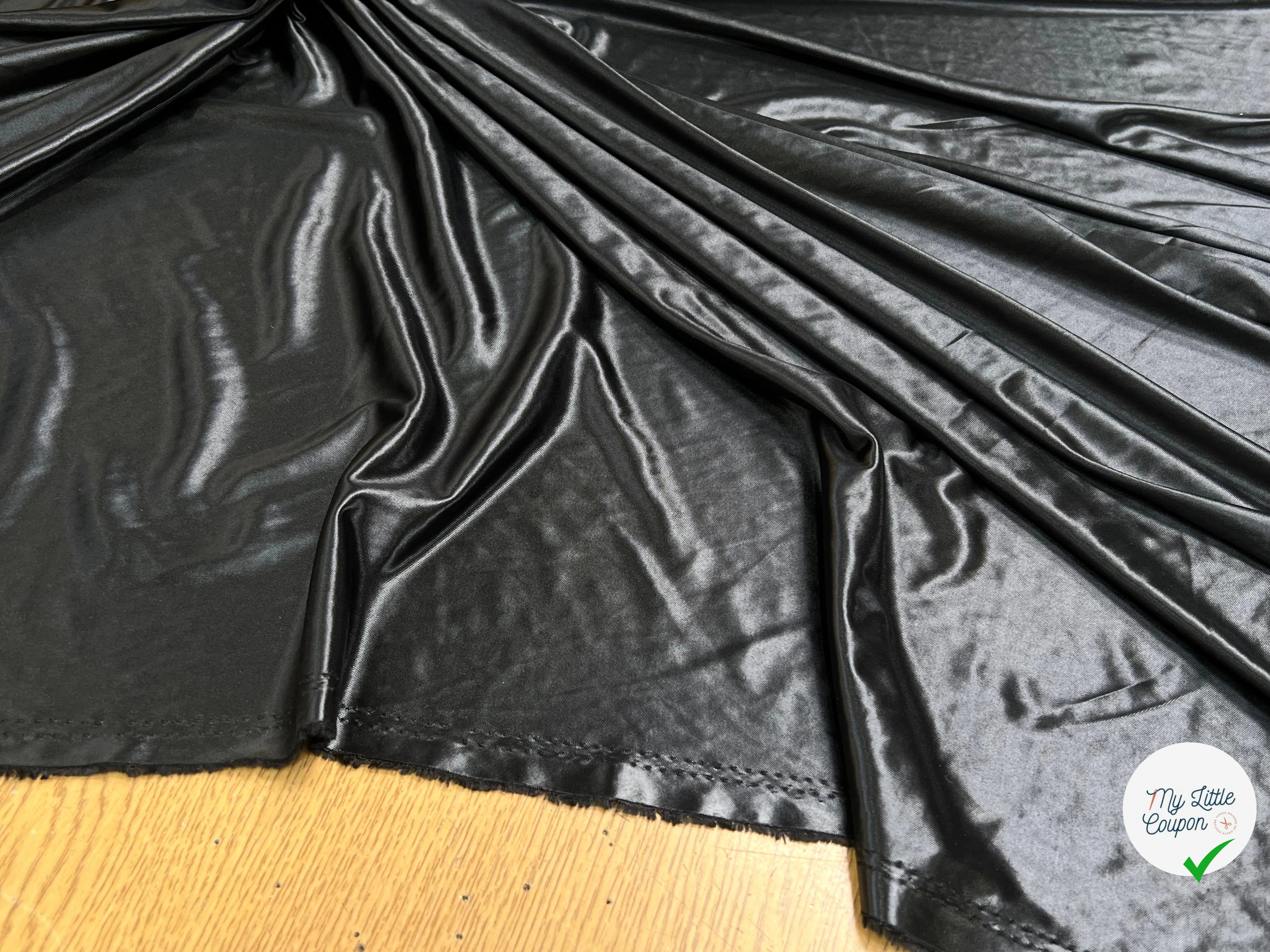 MAILLE EFFET CUIR FROIDE ET SOUPLE NOIR - My Little Coupon