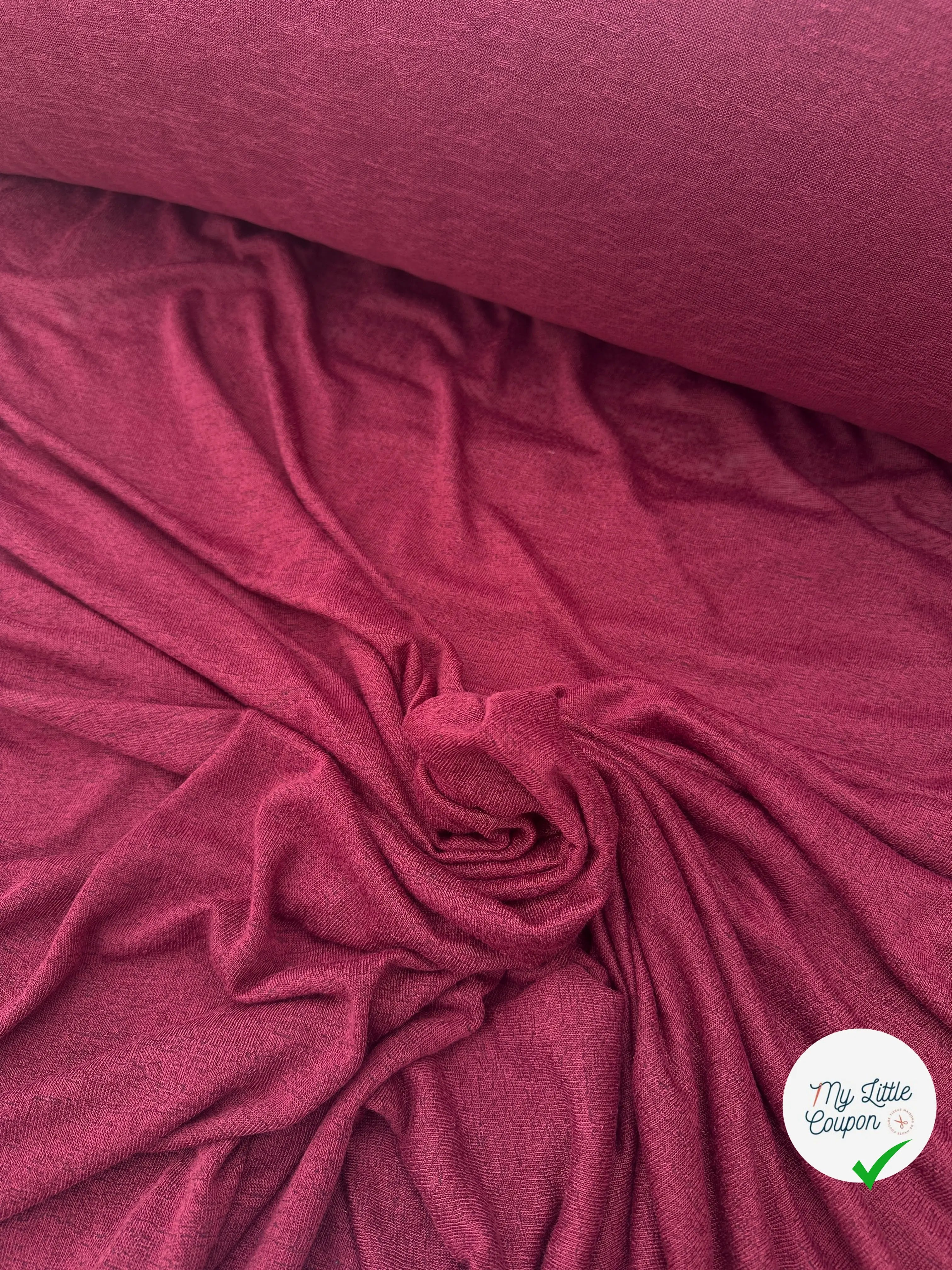 MAILLE EFFET LIN CHIC BORDEAUX & MAILLE EFFET LIN BEIGE - My Little Coupon