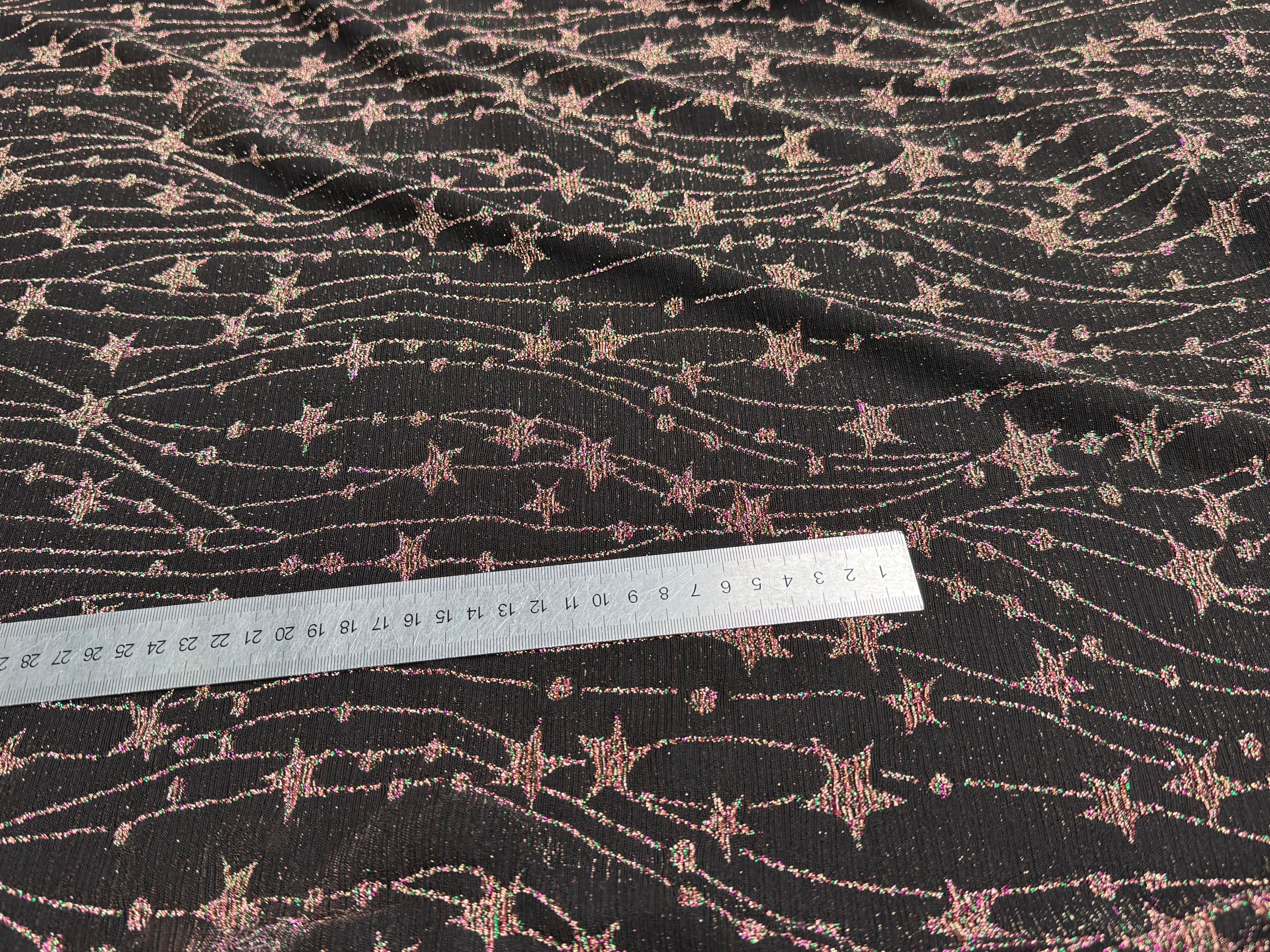 MAILLE FÊTE ULTRA STRETCH BRILLANT FEU D'ARTIFICE POLY MULTICOL VIOLET AS HANGER - My Little Coupon