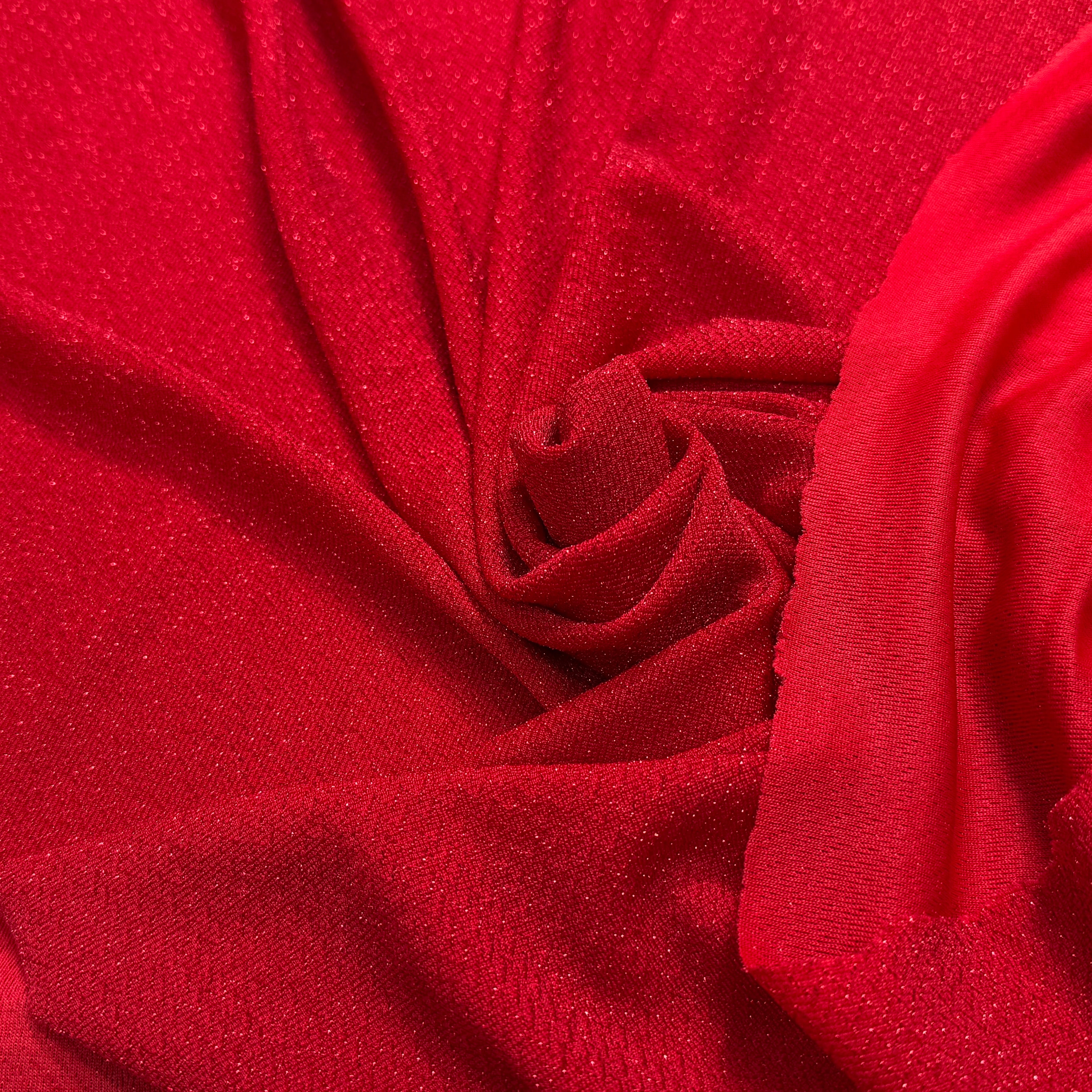 MAILLE FÊTE ULTRA STRETCH BRILLANT RED - My Little Coupon