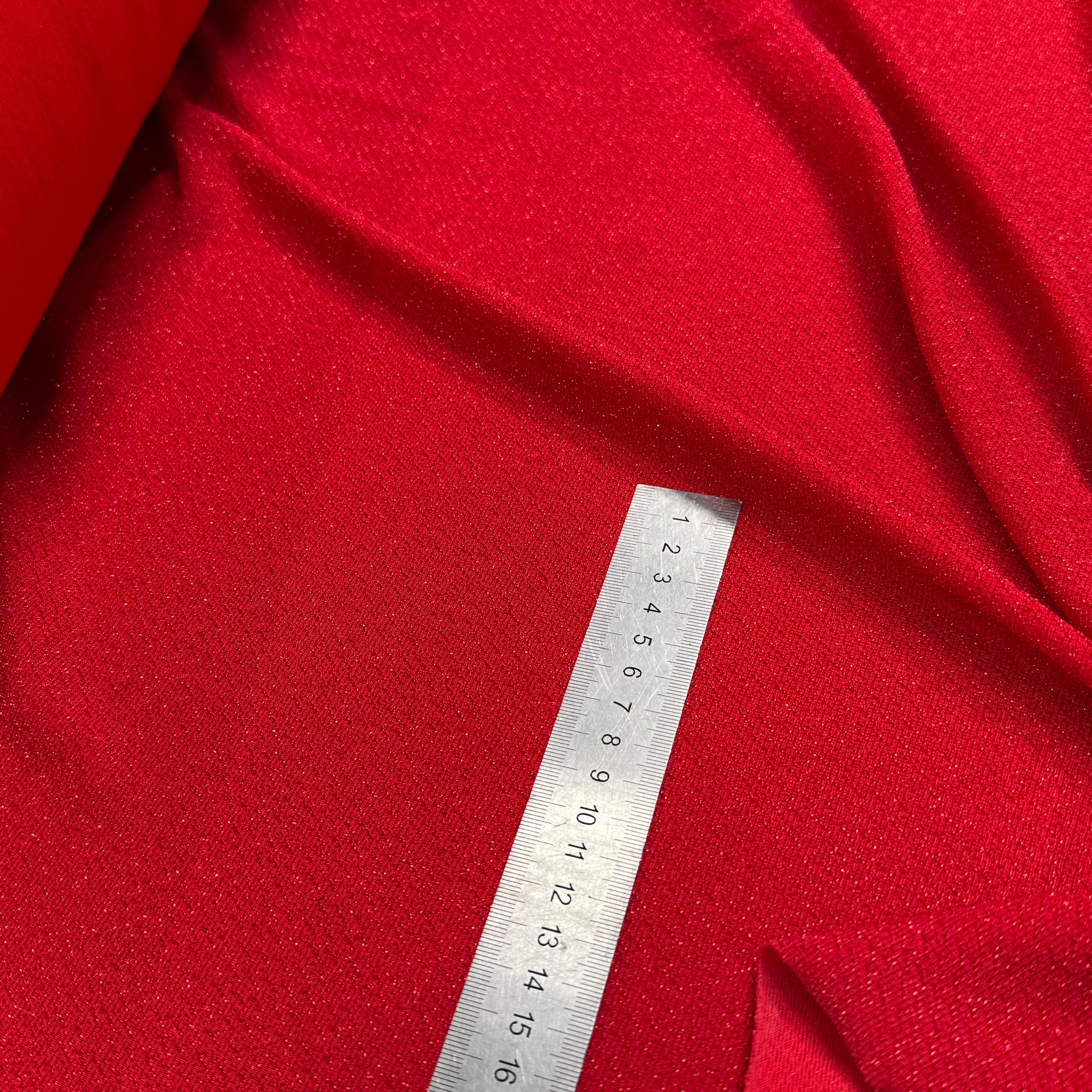 MAILLE FÊTE ULTRA STRETCH BRILLANT RED - My Little Coupon