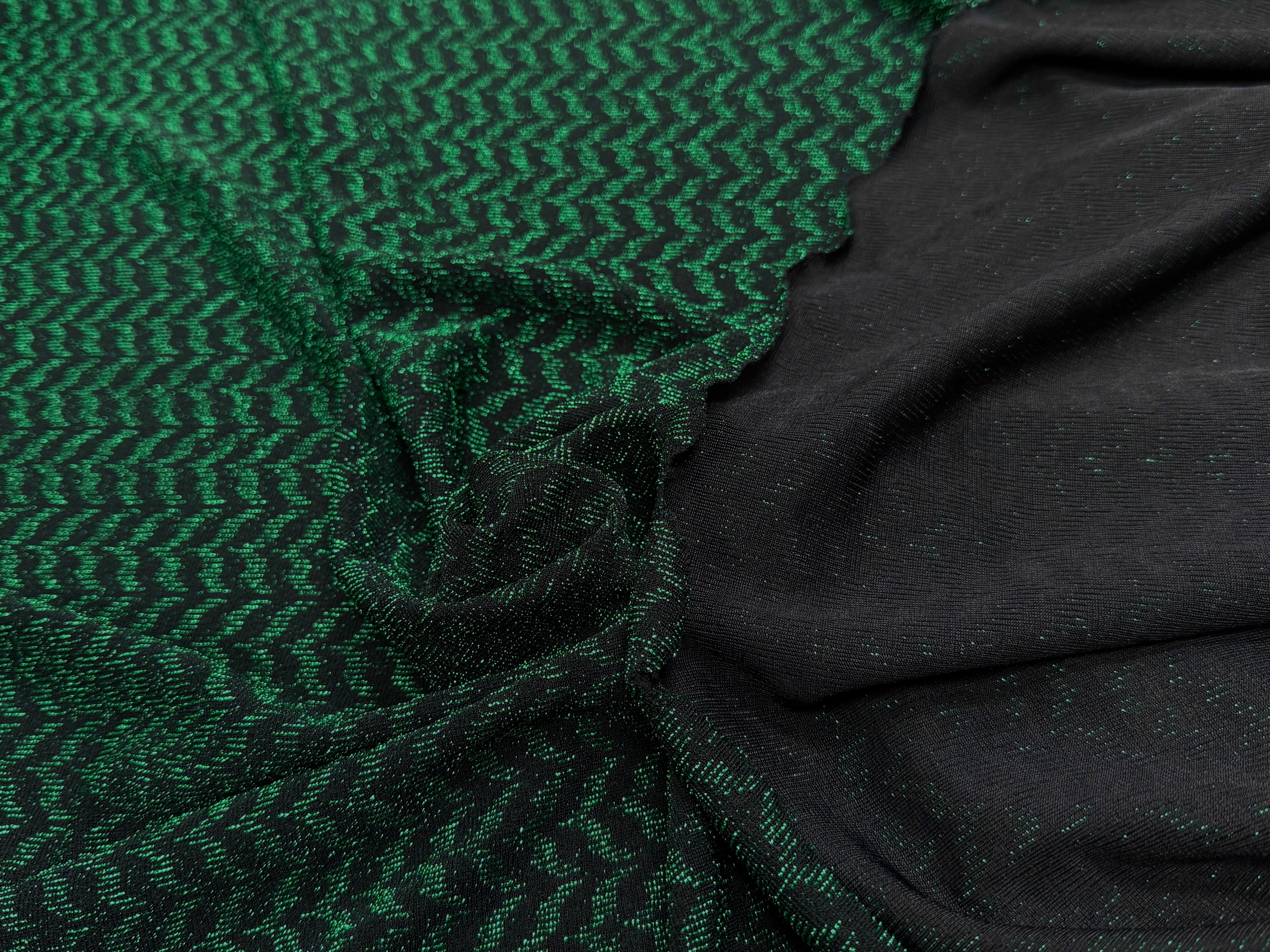 MAILLE FÊTE ULTRA STRETCH BRILLANT VERT - My Little Coupon