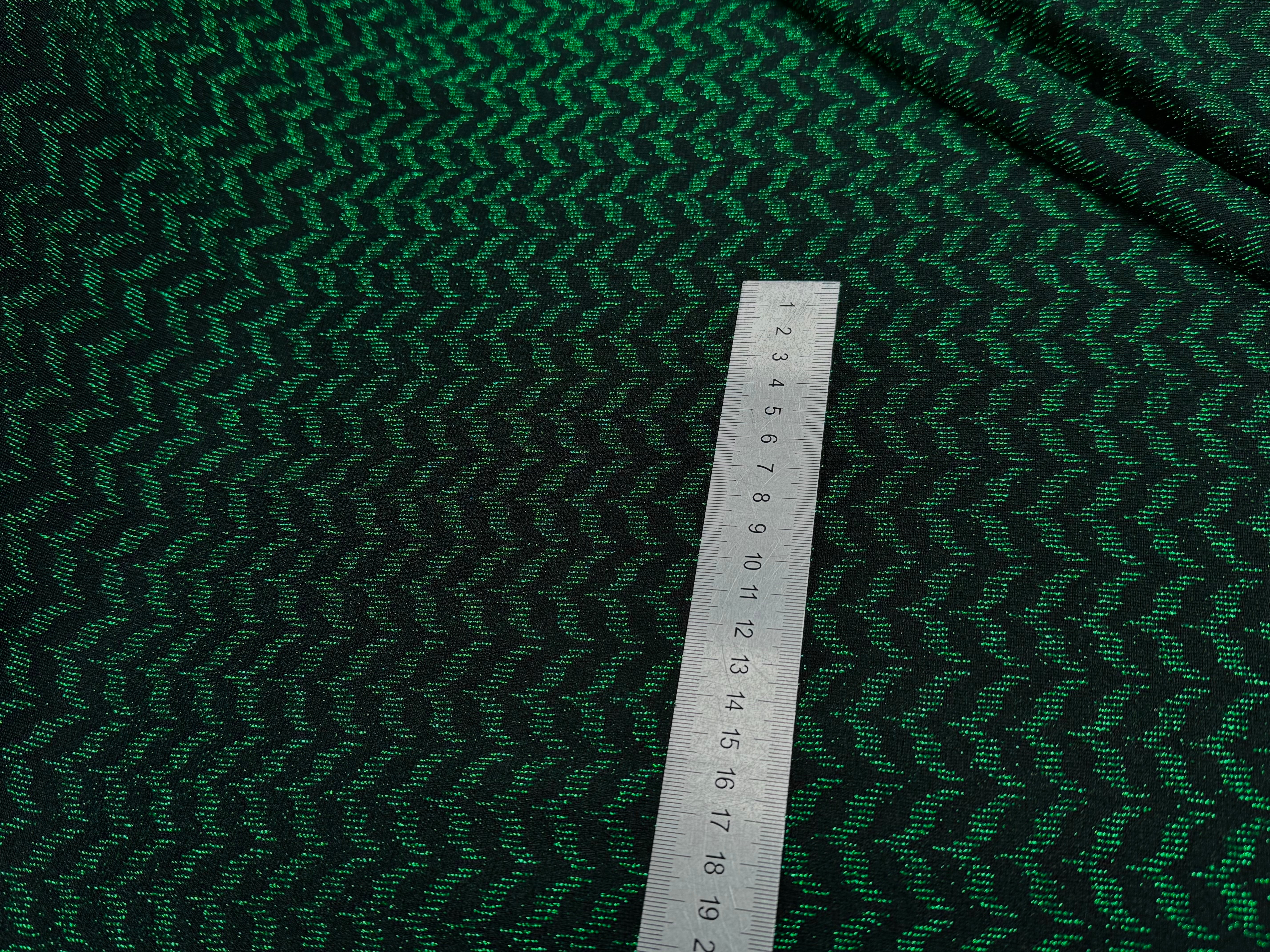 MAILLE FÊTE ULTRA STRETCH BRILLANT VERT - My Little Coupon