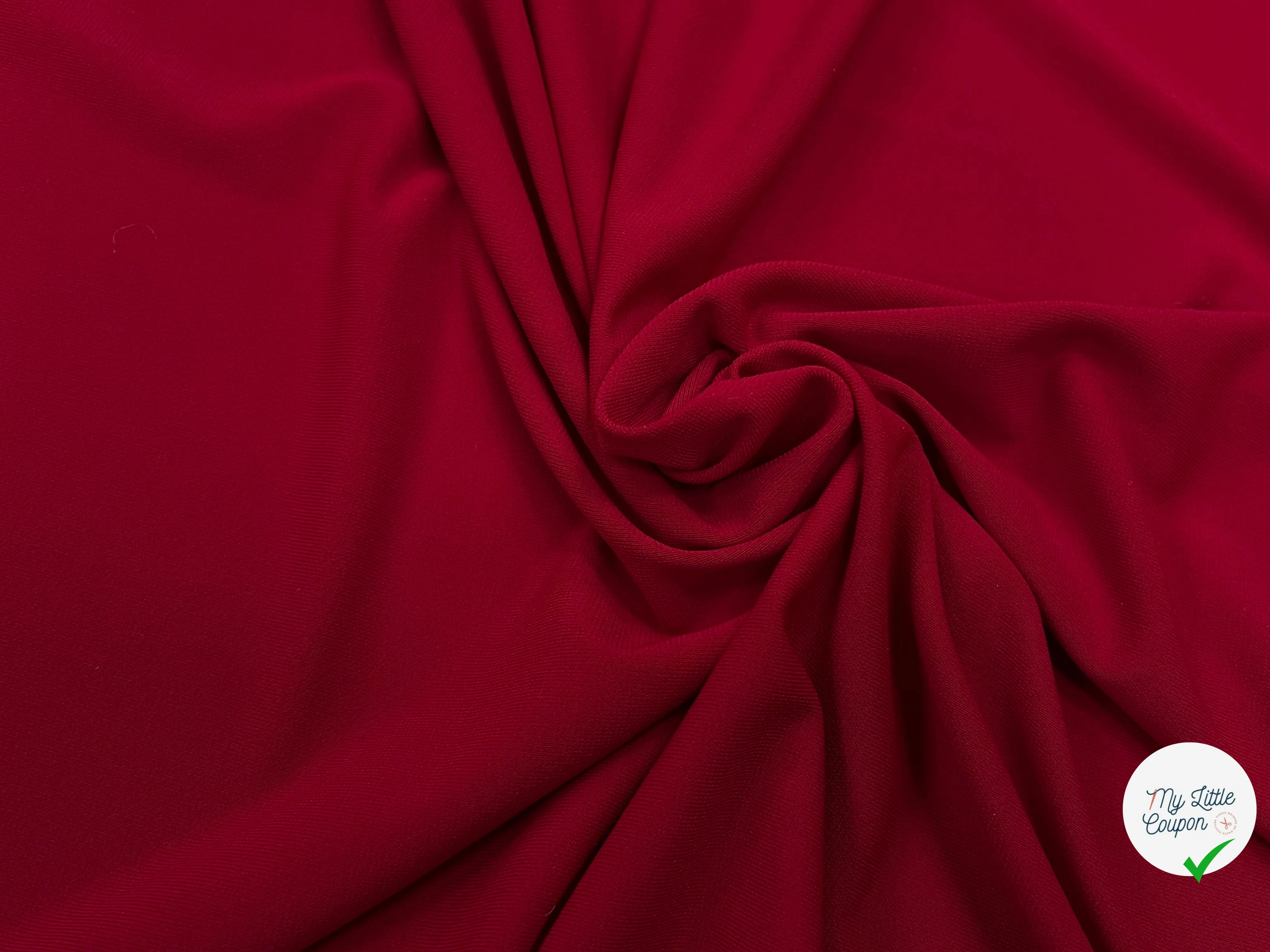 MAILLE FROIDE ULTRA STRETCH ROUGE 145CM - My Little Coupon