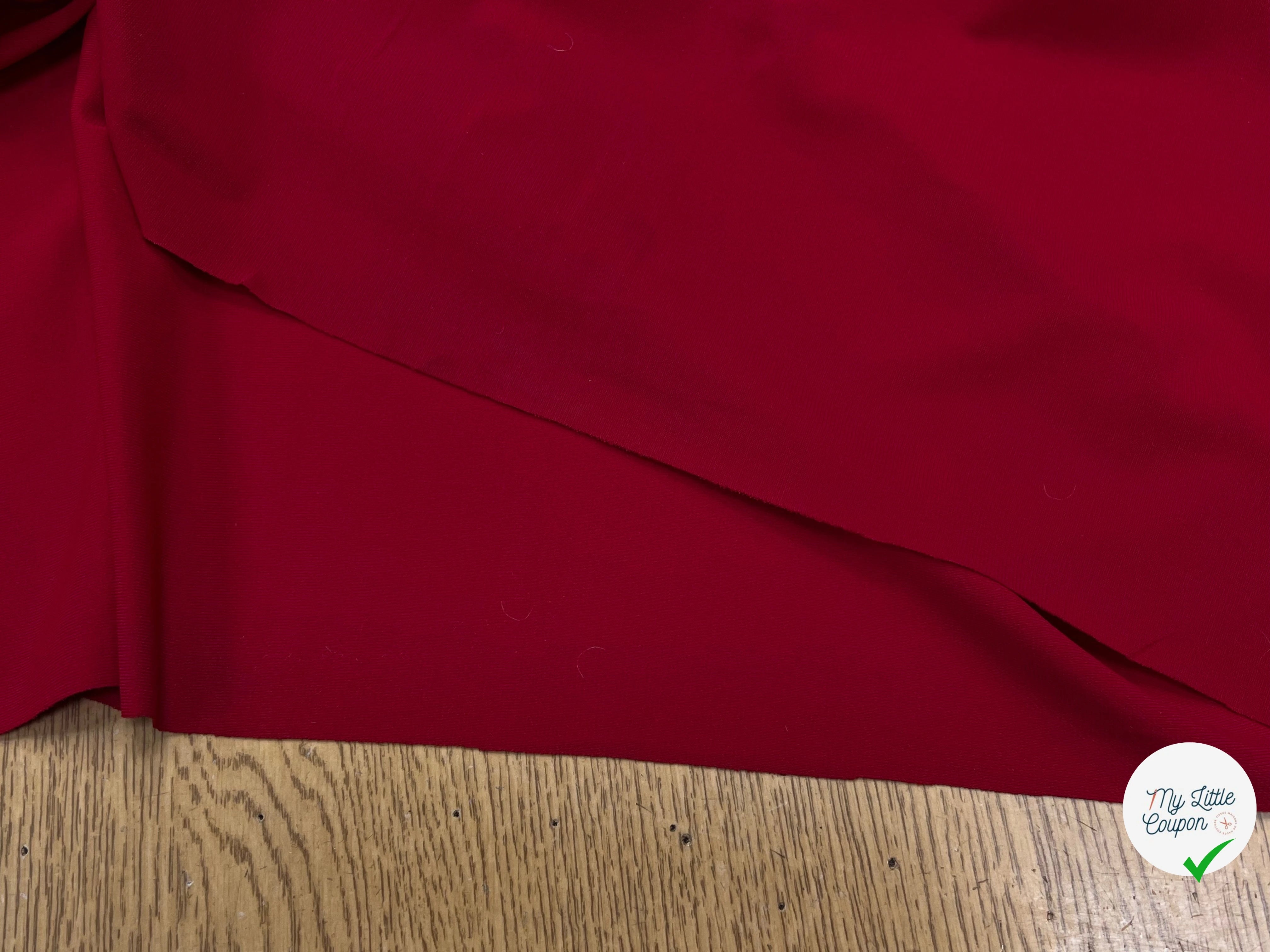 MAILLE FROIDE ULTRA STRETCH ROUGE 145CM - My Little Coupon