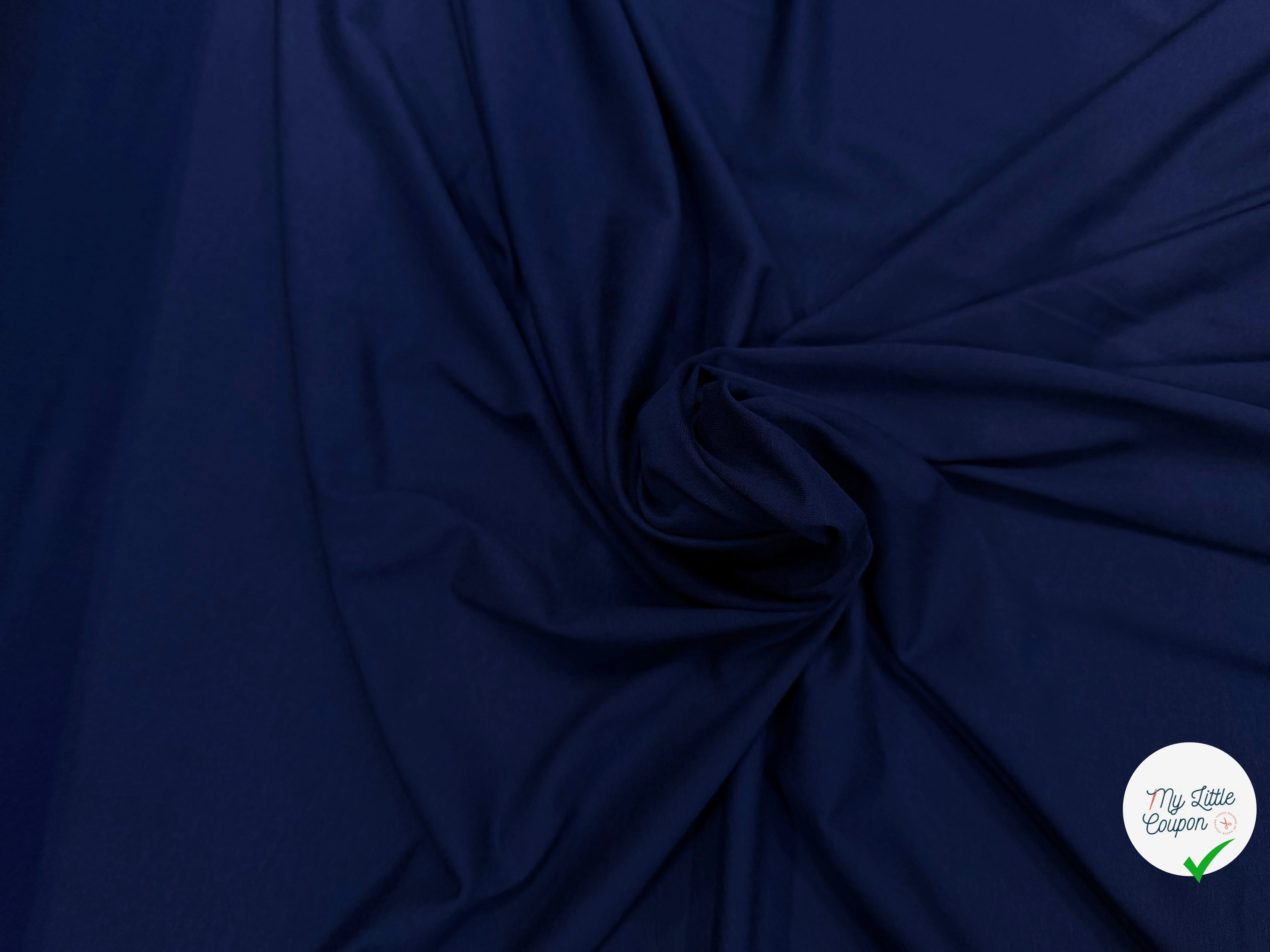 MAILLE LEGERE BLEU FONCÉ COTON 6%EA - My Little Coupon