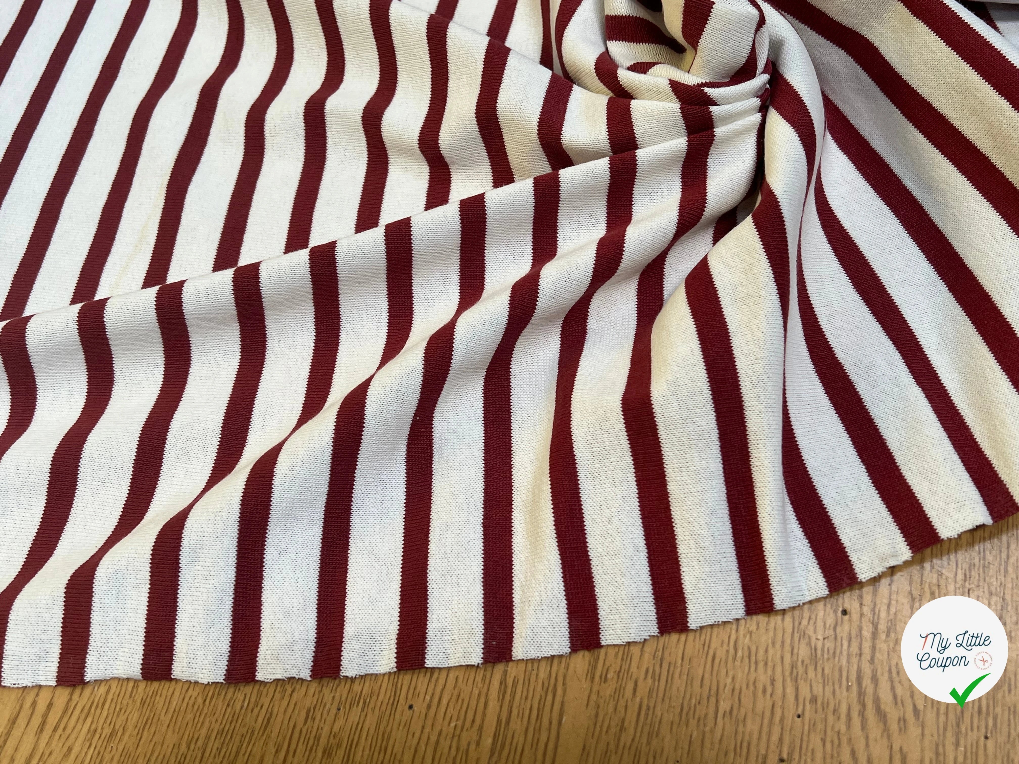 MAILLE LOURDE 100% COTON NEIGE/TERRACOTA - My Little Coupon