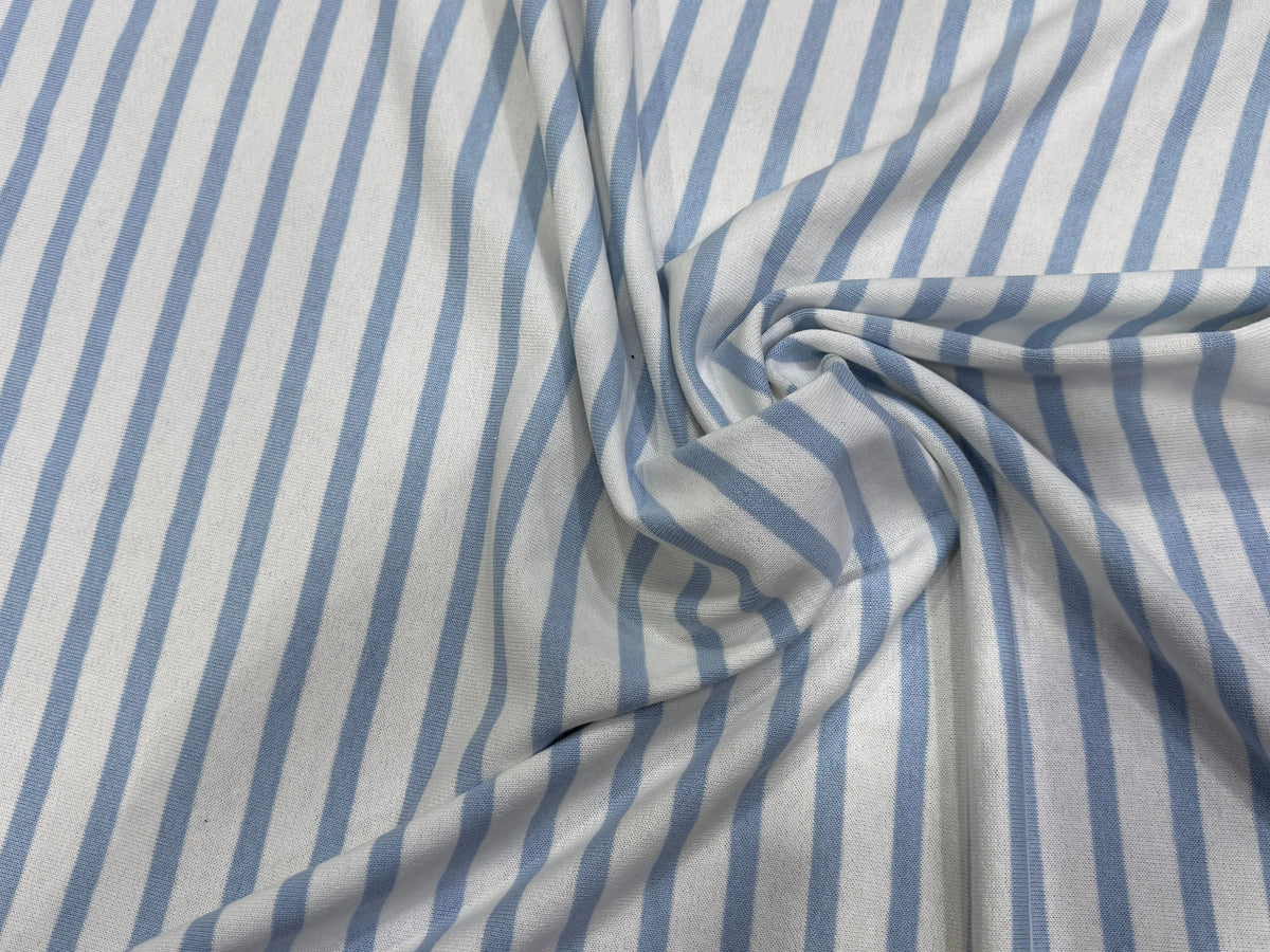MAILLE LOURDE 100% COTON RAYURES NEIGE ET CIEL FABRICATION RÉGION DE TROYES 🇫🇷 - My Little Coupon