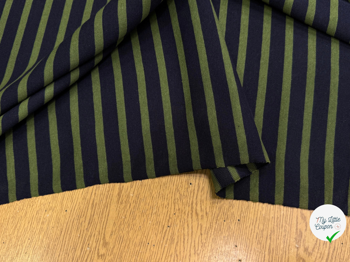 MAILLE LOURDE 100% COTON STRETCH NAVY ÉPICE FABRICATION RÉGION DE TROYES 🇫🇷 - My Little Coupon
