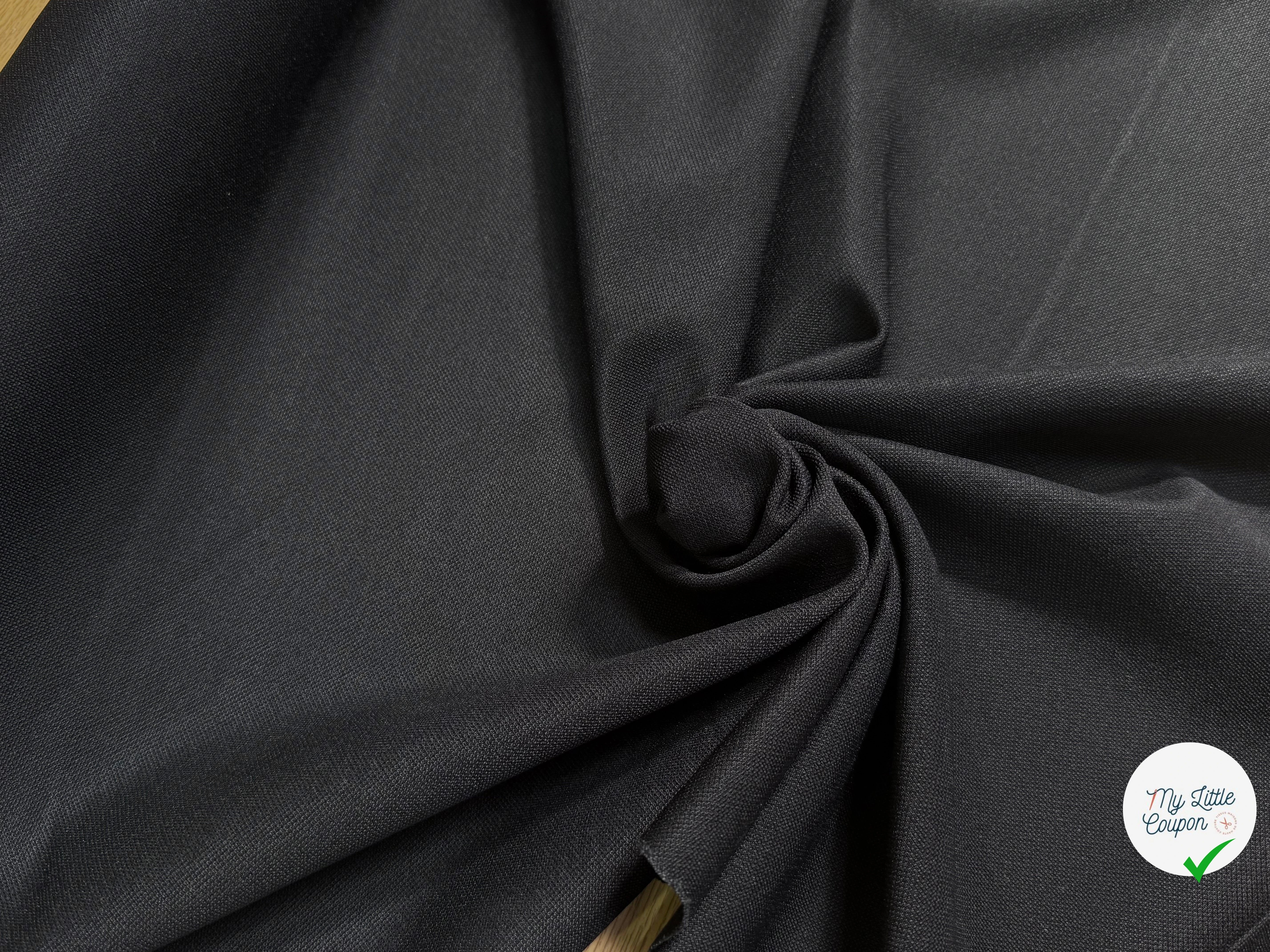 MAILLE LOURDE 76% VISCOSE ASPECT CREPE 5% ÉLASTHANNE TENUE LOURDE - My Little Coupon