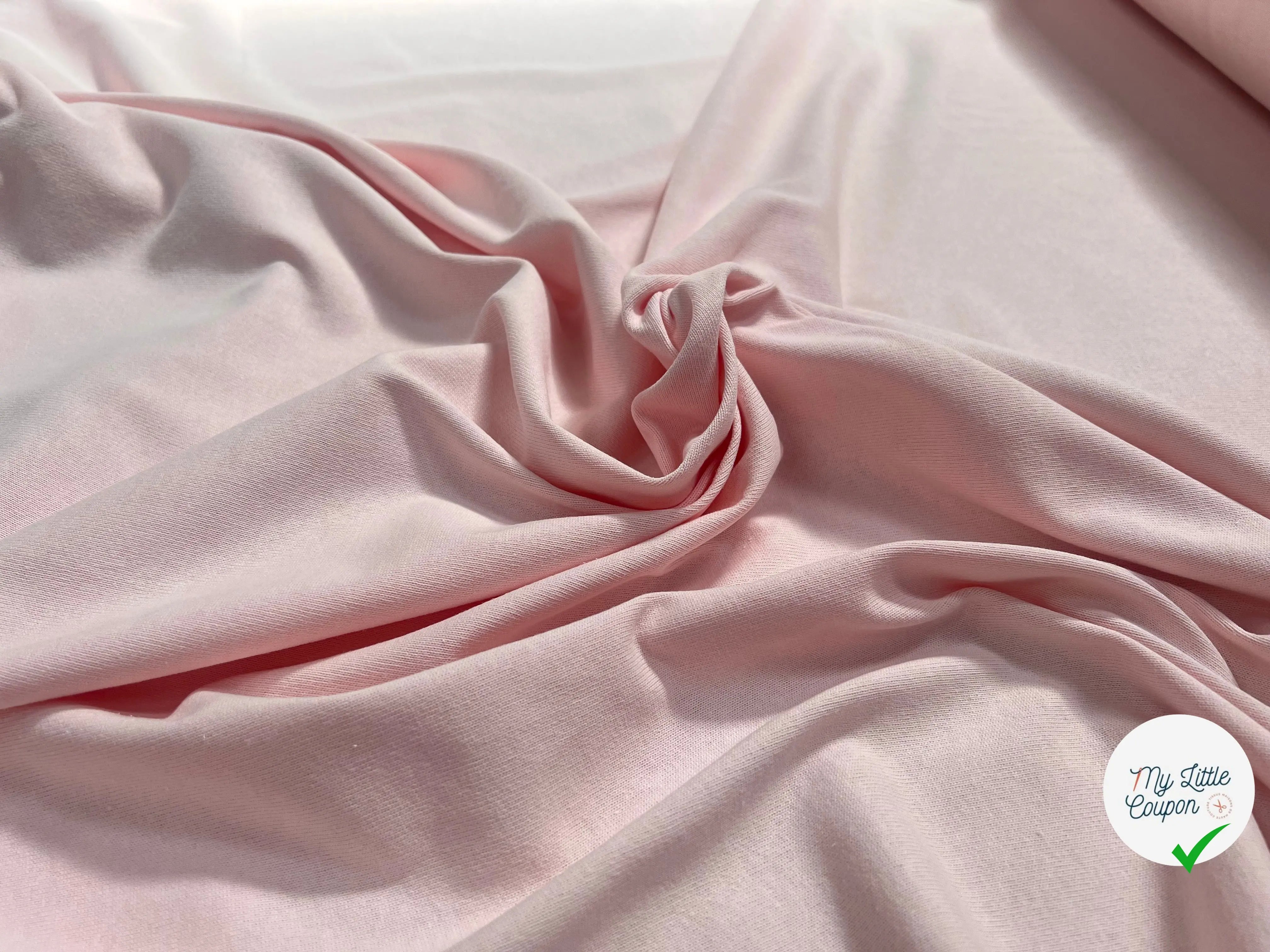 MAILLE LOURDE COTON ROSE BABY PINK - My Little Coupon