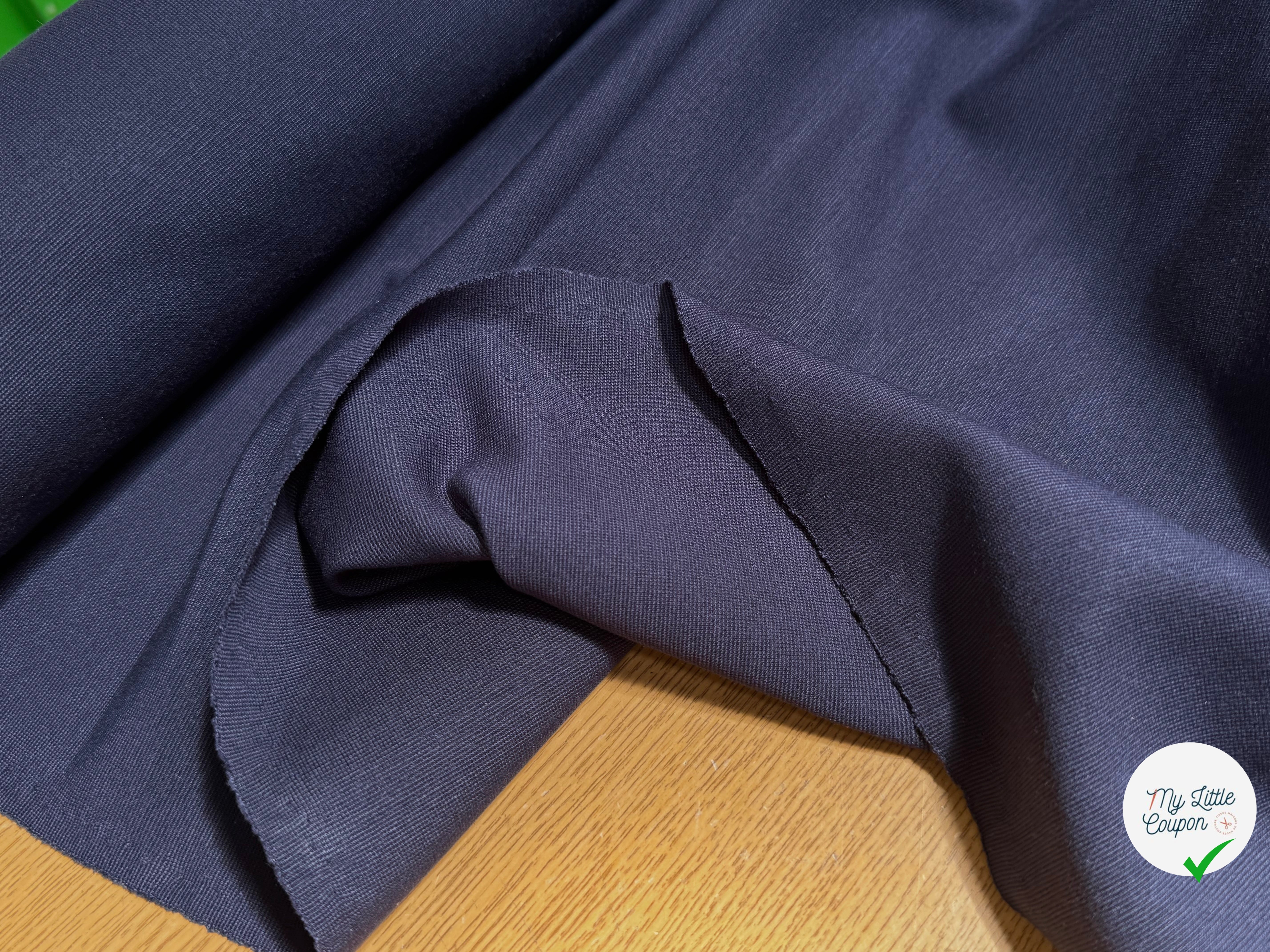 MAILLE LOURDE COTON ULTRA STRETCH MARINE - My Little Coupon