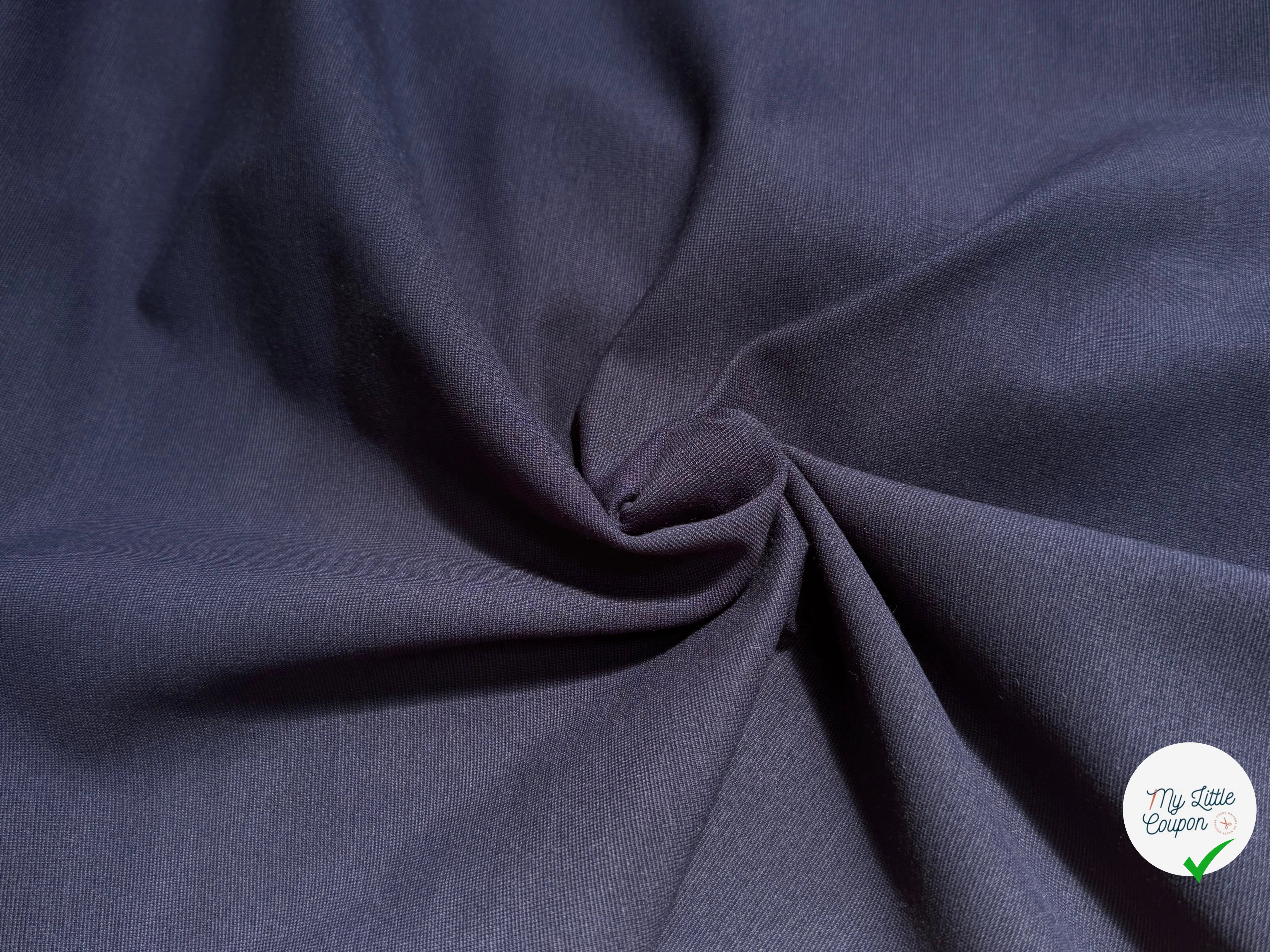 MAILLE LOURDE COTON ULTRA STRETCH MARINE - My Little Coupon