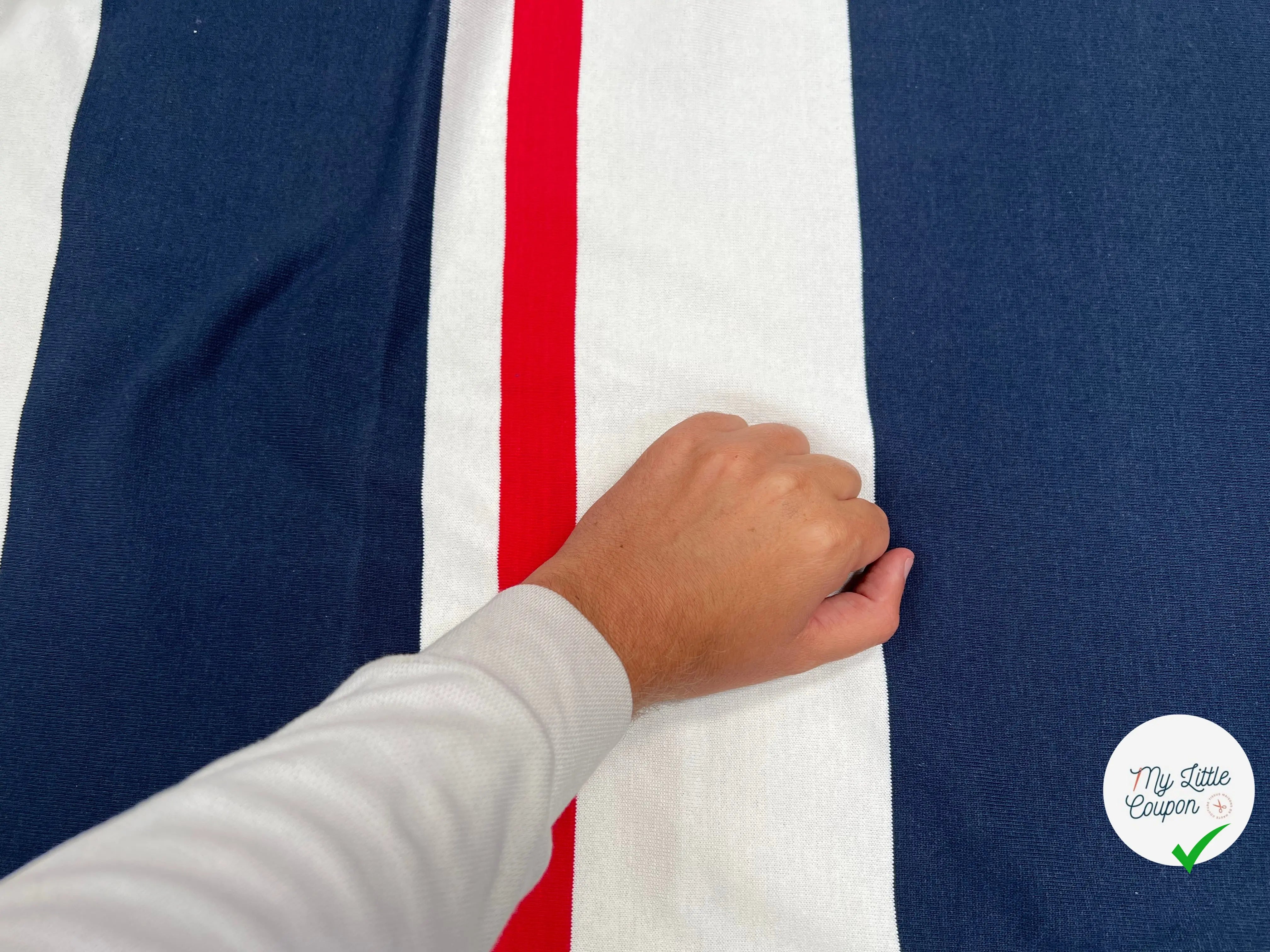 MAILLE LOURDE COTON VIVE LA FRANCE ! - My Little Coupon