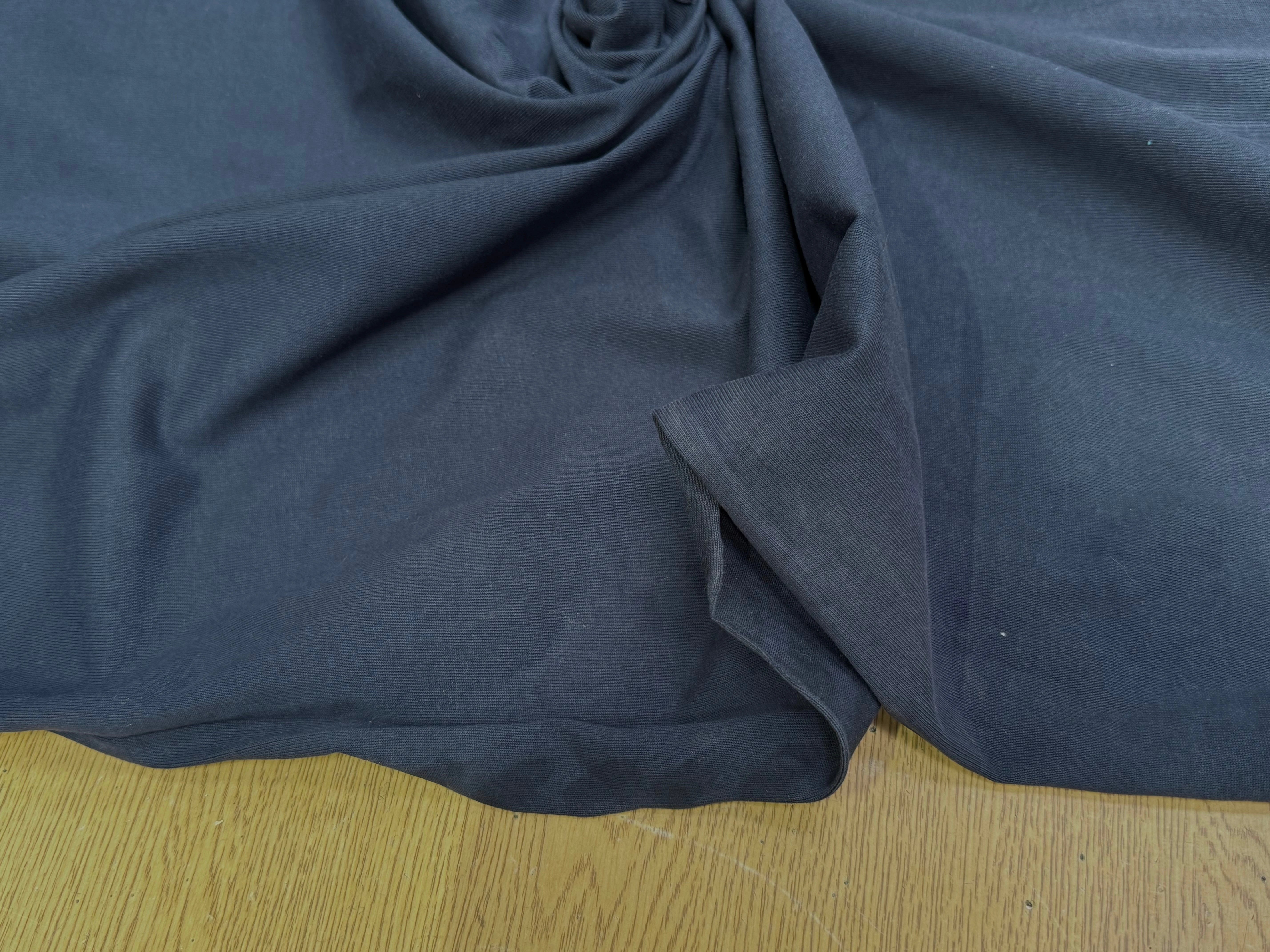 MAILLE LOURDE DE COTON BLEU ARDOISE - My Little Coupon