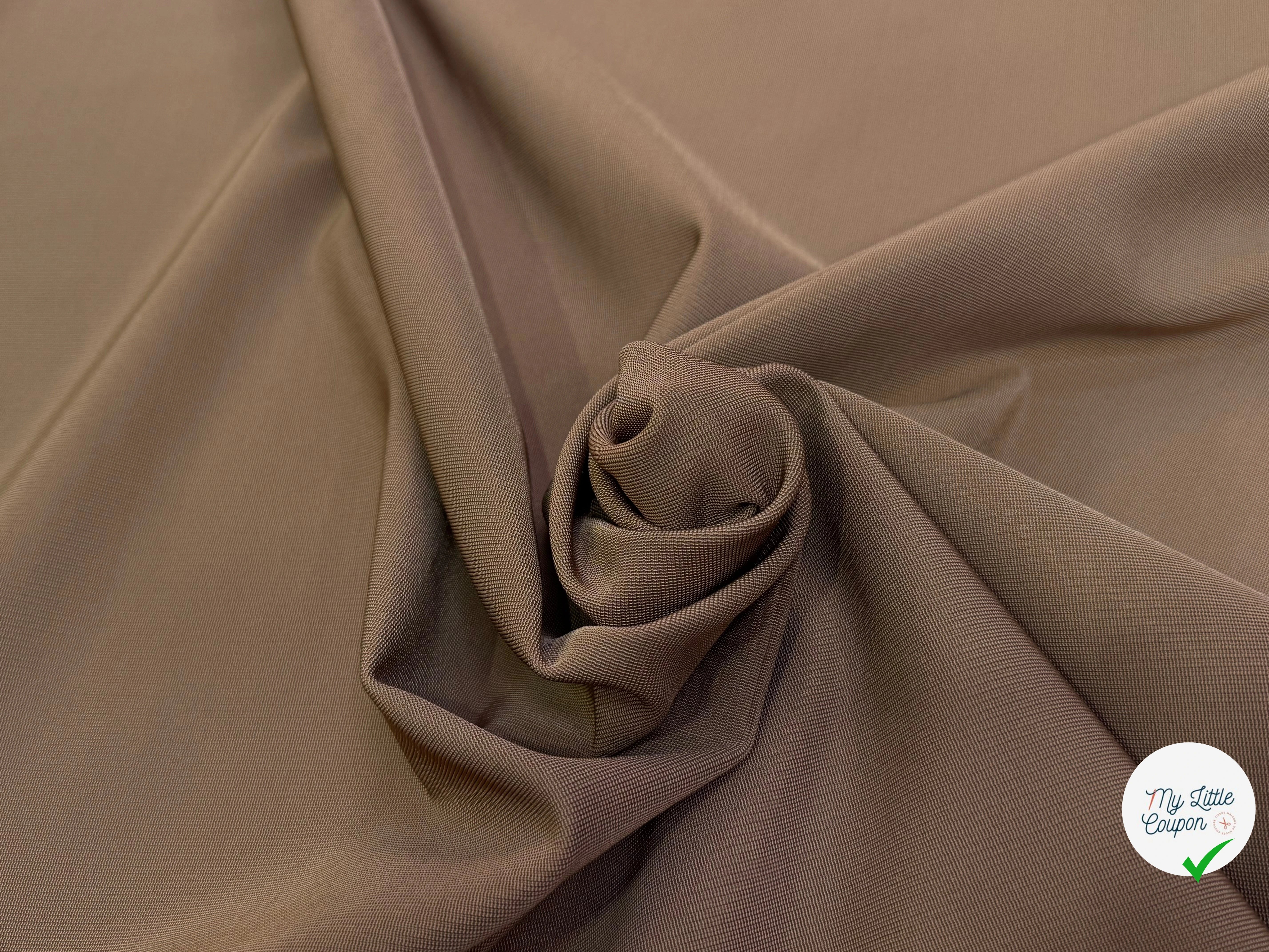 MAILLE LOURDE VISCOSE ÉFFET PIQUÉ BRONZER ULTRA STRETCH BELLE TENUE - My Little Coupon