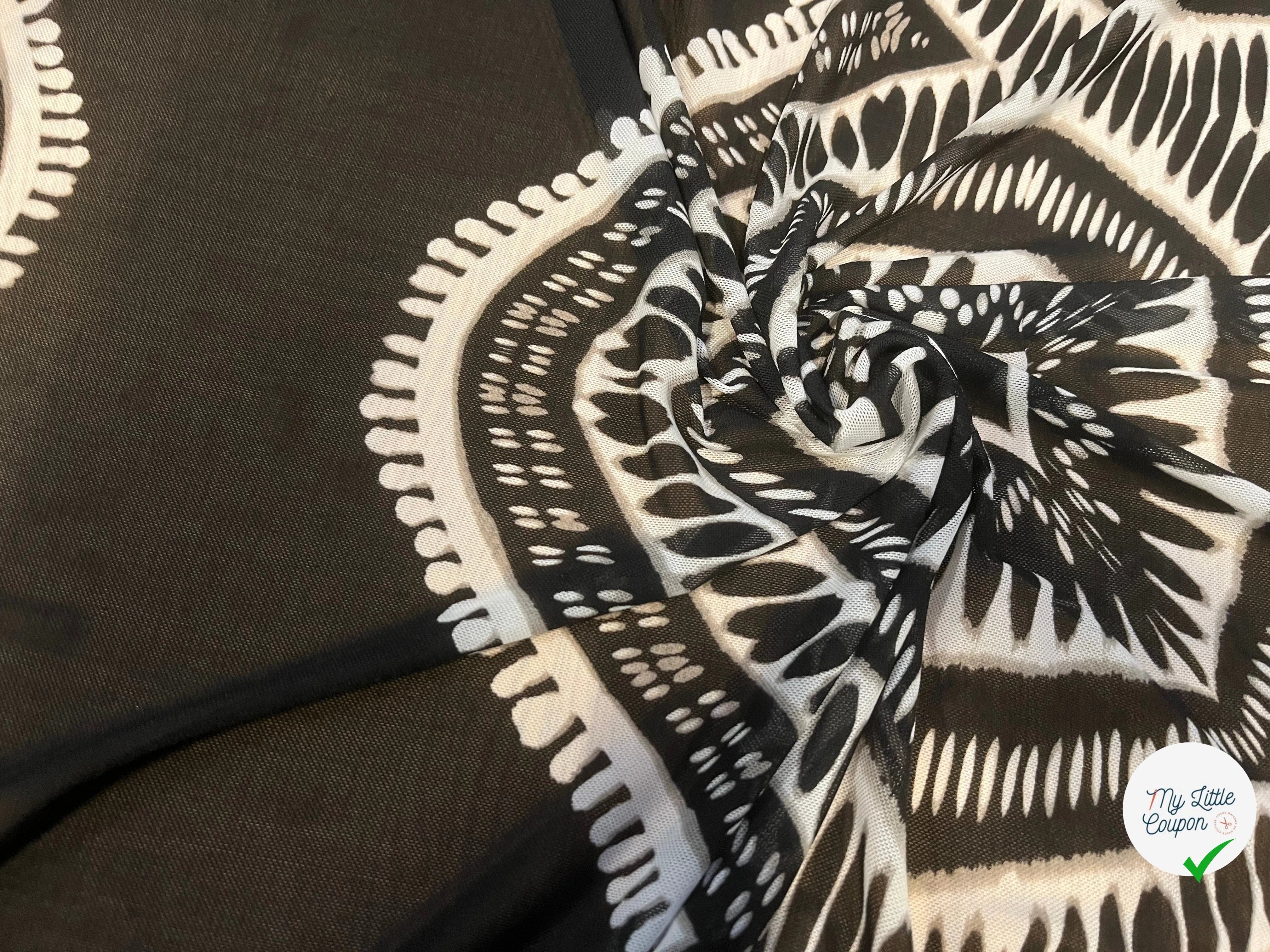 MAILLE RÉSILLE À MOTIFS GÉOMÉTRIQUE ZIGZAG - My Little Coupon