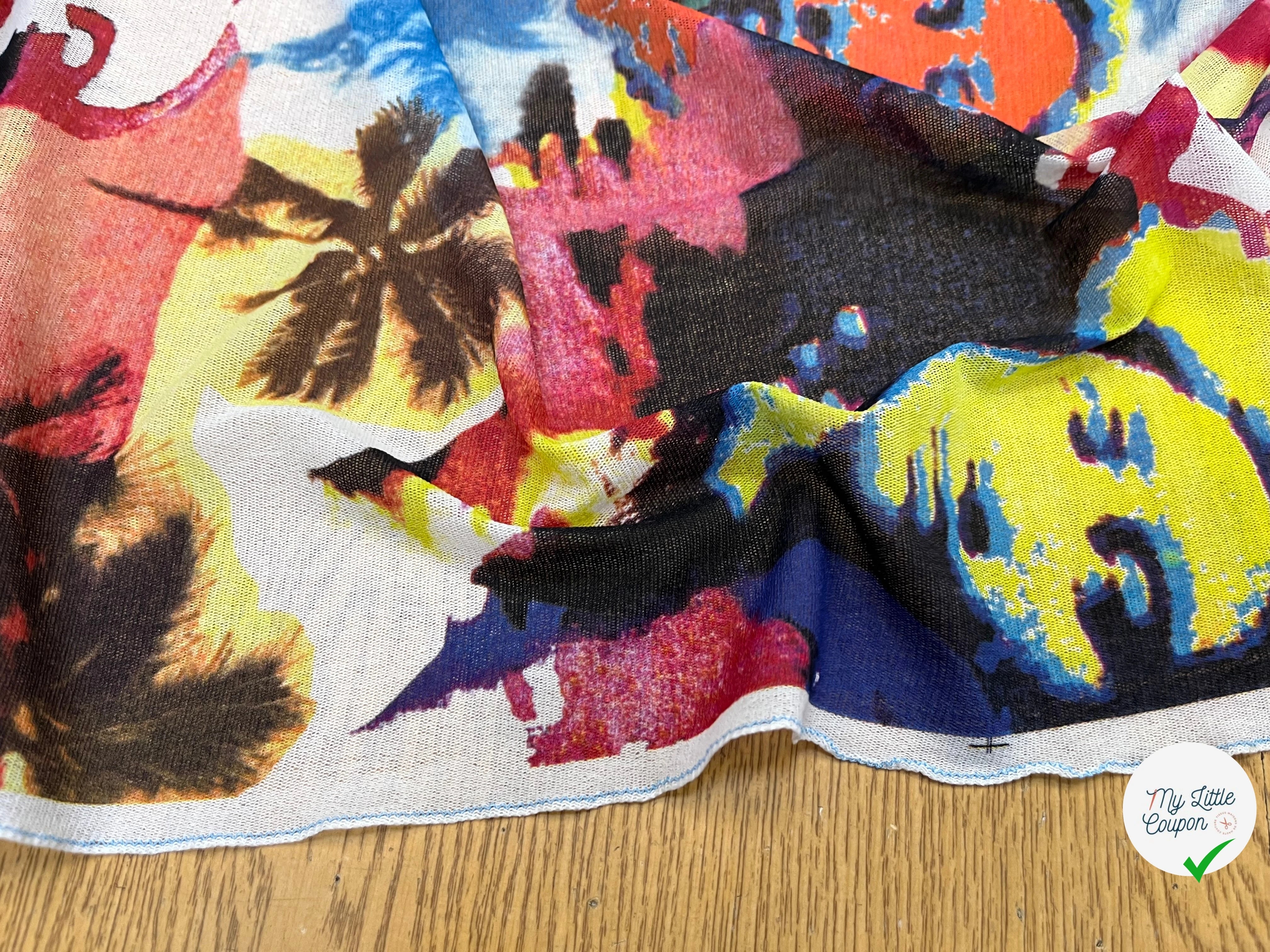 MAILLE RESILLE IMPRIMÉ POP ART - My Little Coupon