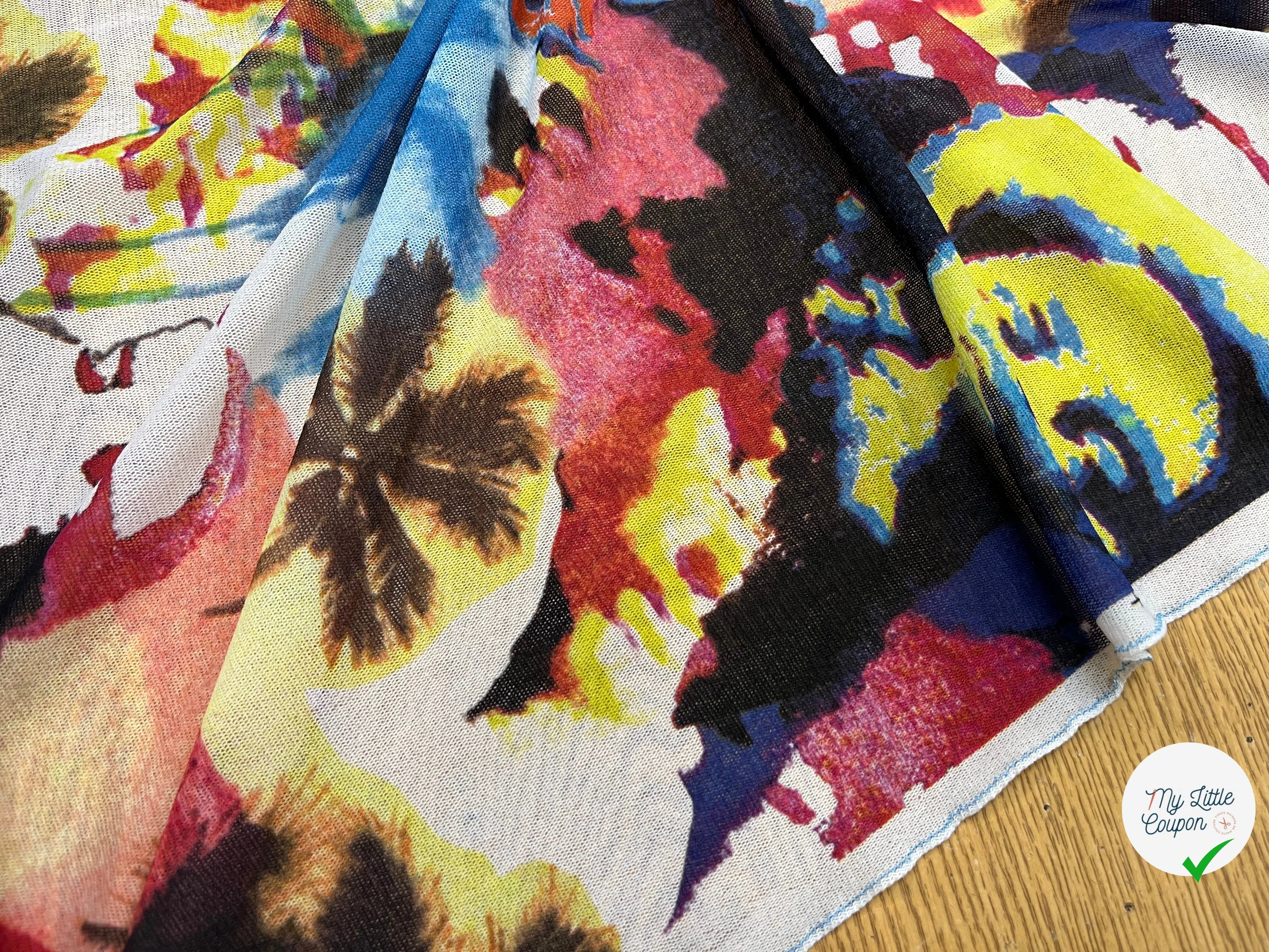 MAILLE RESILLE IMPRIMÉ POP ART - My Little Coupon