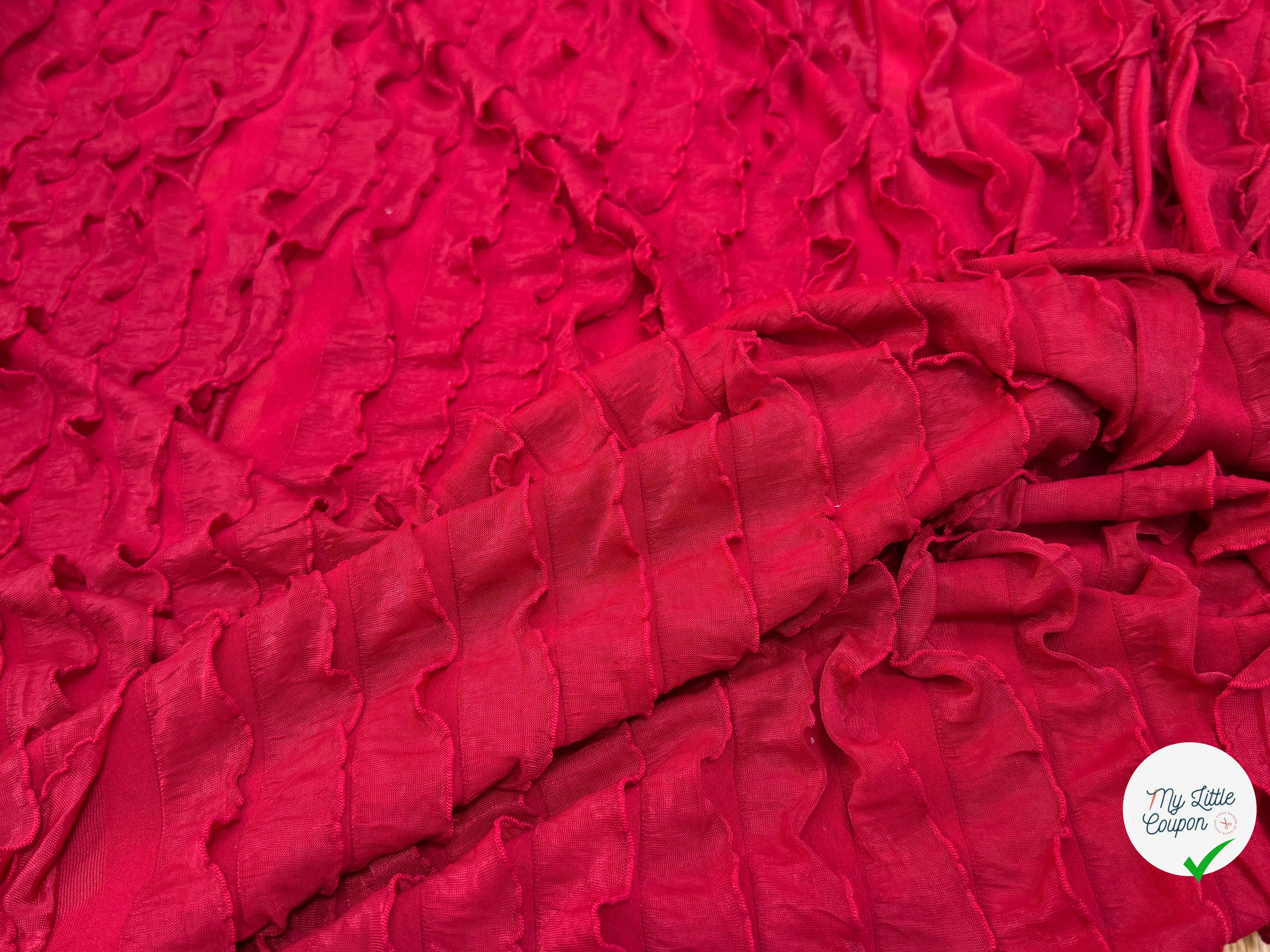 MAILLE ROUGE À VOLANT - My Little Coupon