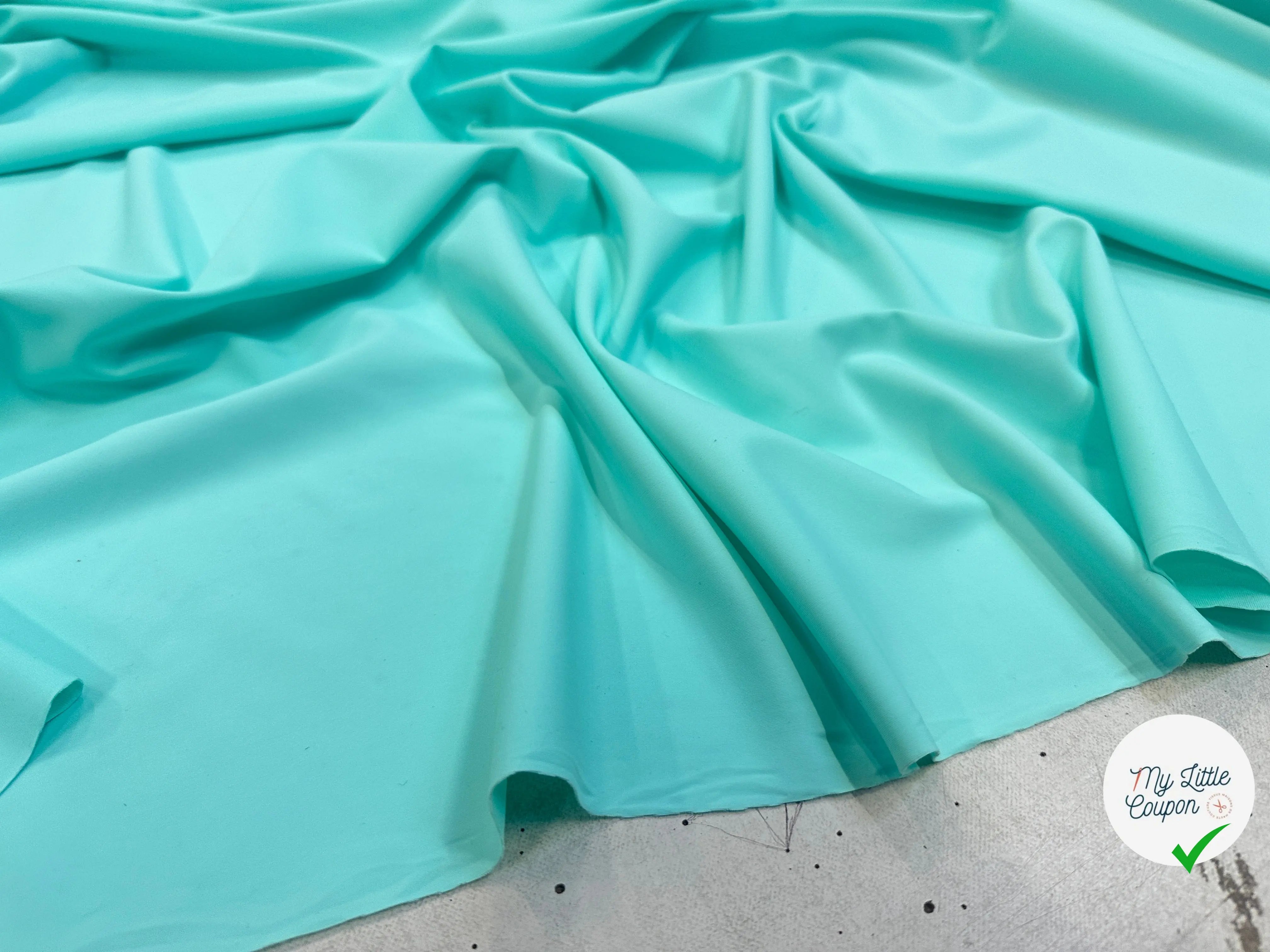 MAILLE SECONDE PEAU TURQUOISE STRETCH - My Little Coupon
