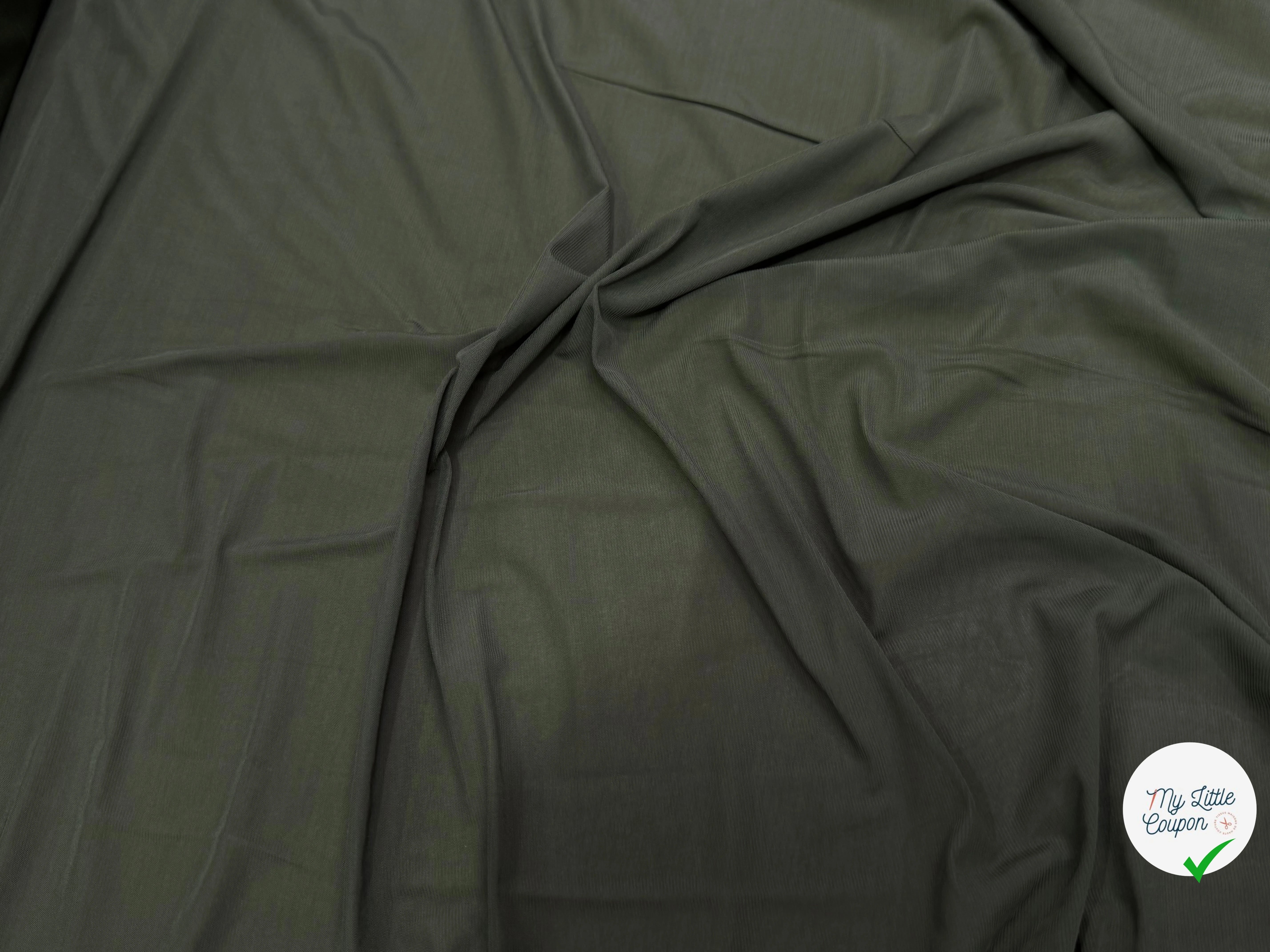 MAILLE VISCOSE SECONDE PEAU LEGÈRE VERT KAKI - My Little Coupon