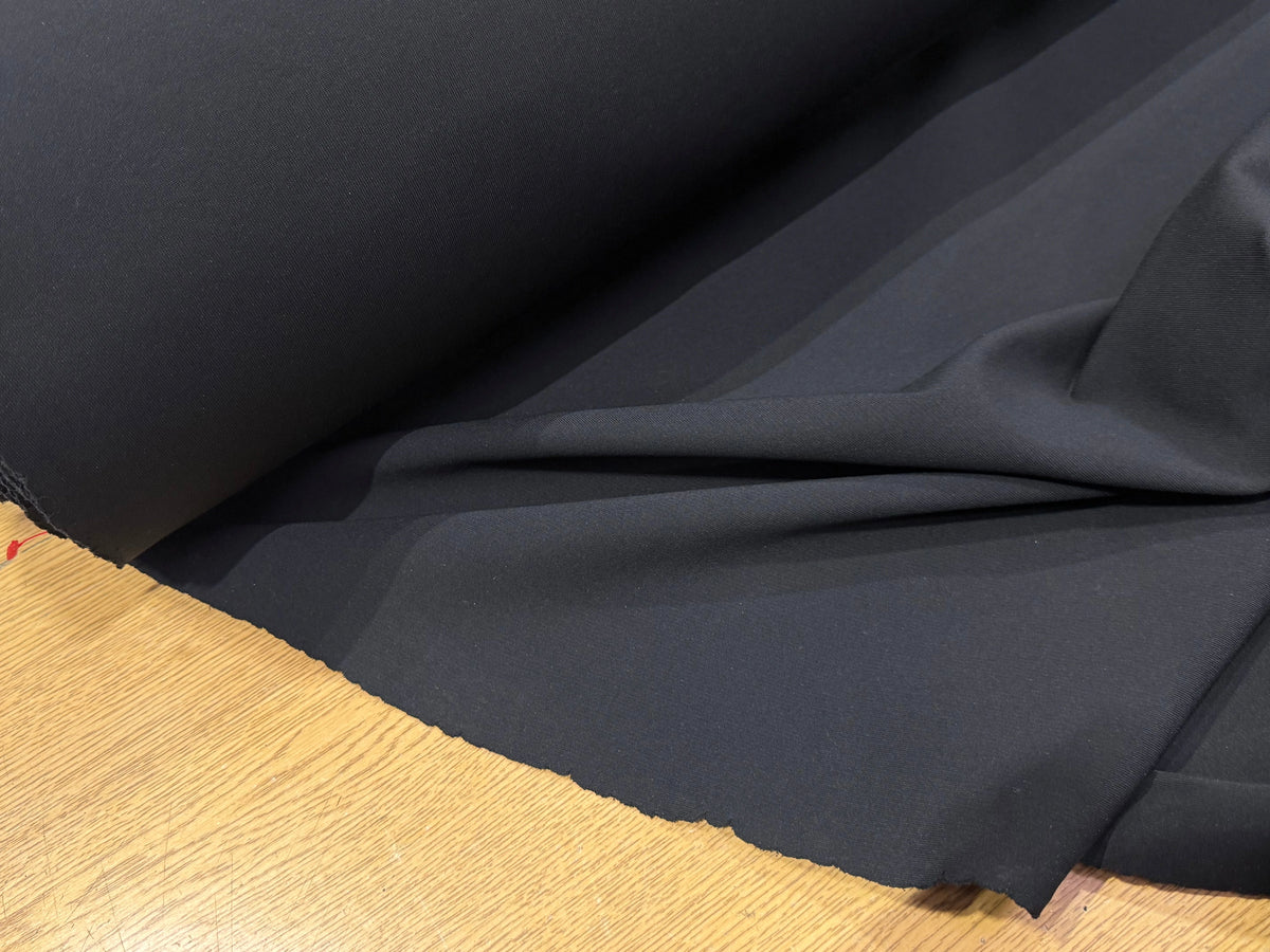 MAILLE VISCOSE SEMI-LOURDE ULTRA STRETCH NOIR - My Little Coupon
