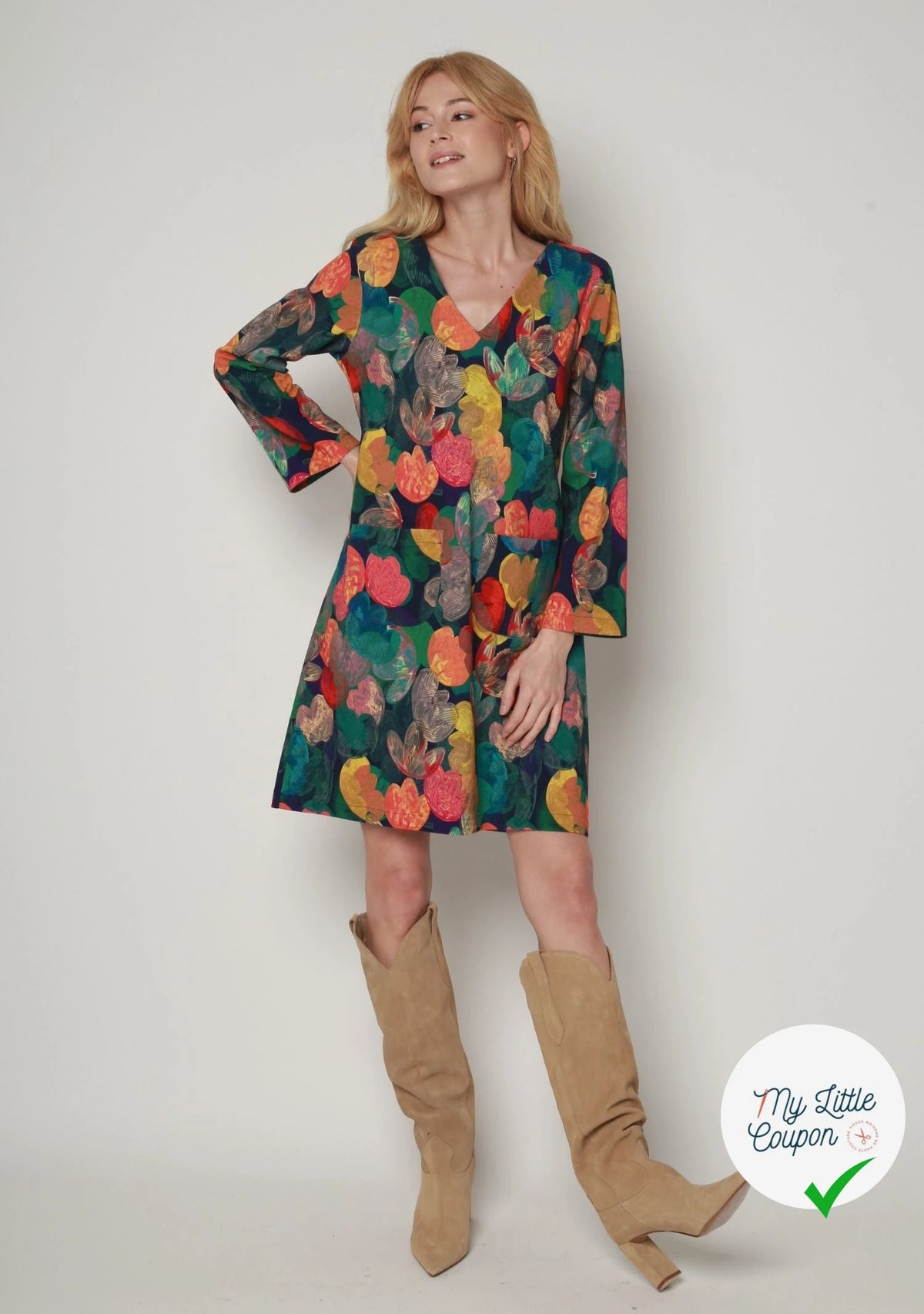 MAILLE VISCOSE STRETCH IMPRIMÉ BERLINGOT - My Little Coupon