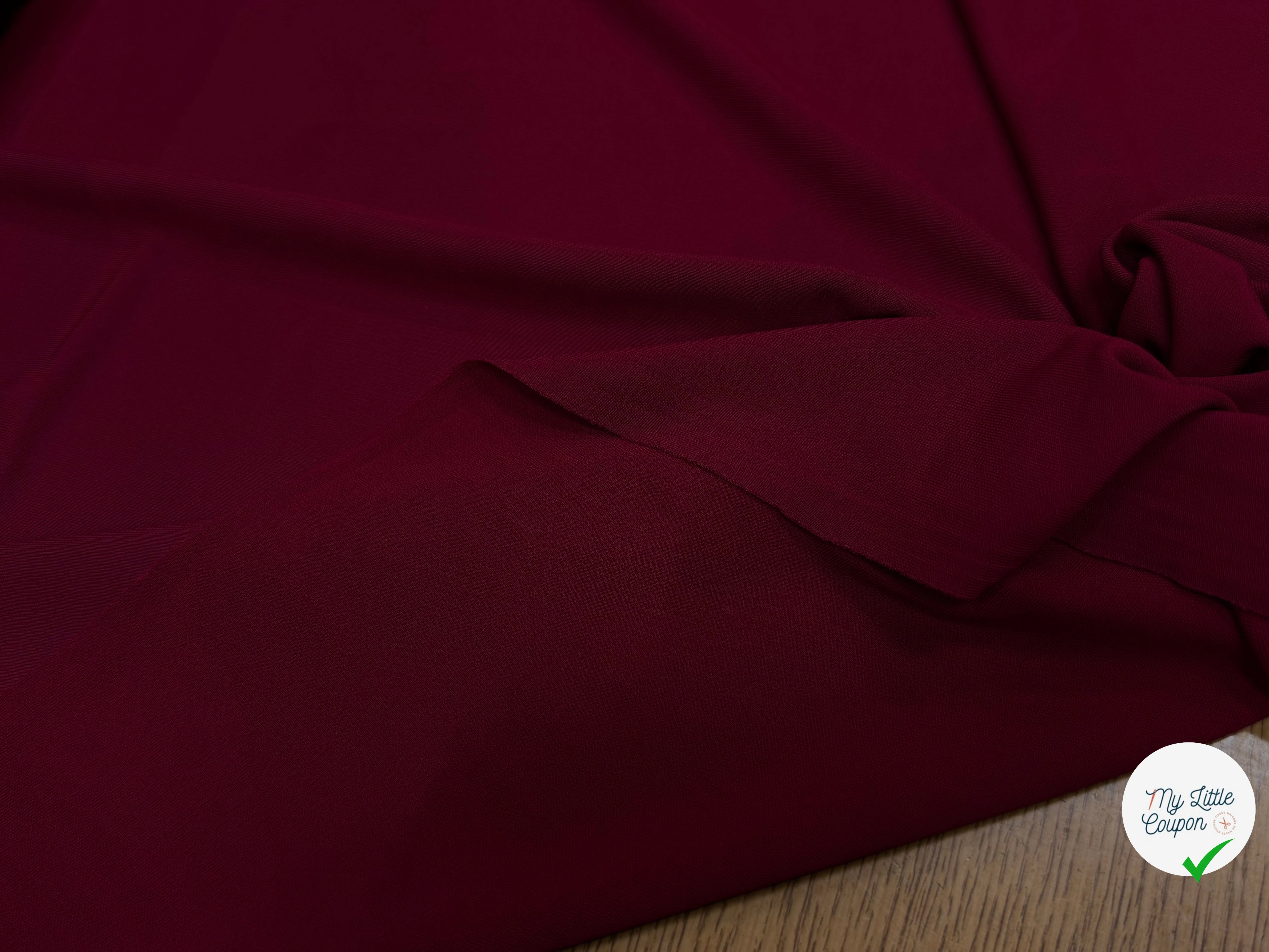 MAILLE VISCOSE ULTRA STRETCH ROUGE TOMATE - My Little Coupon