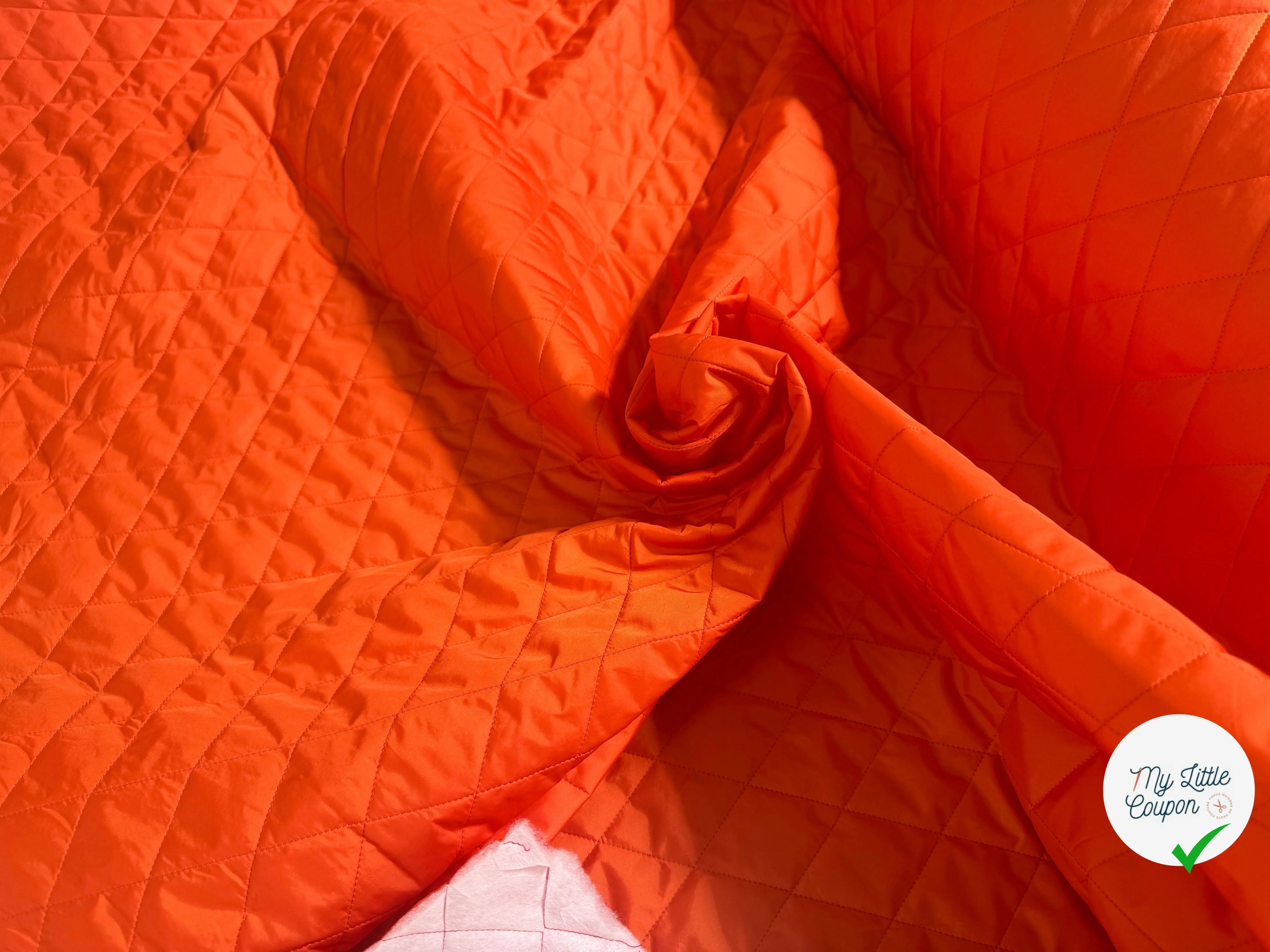 MATELASSÉ NYLON ORANGE SIMPLE FACE - My Little Coupon