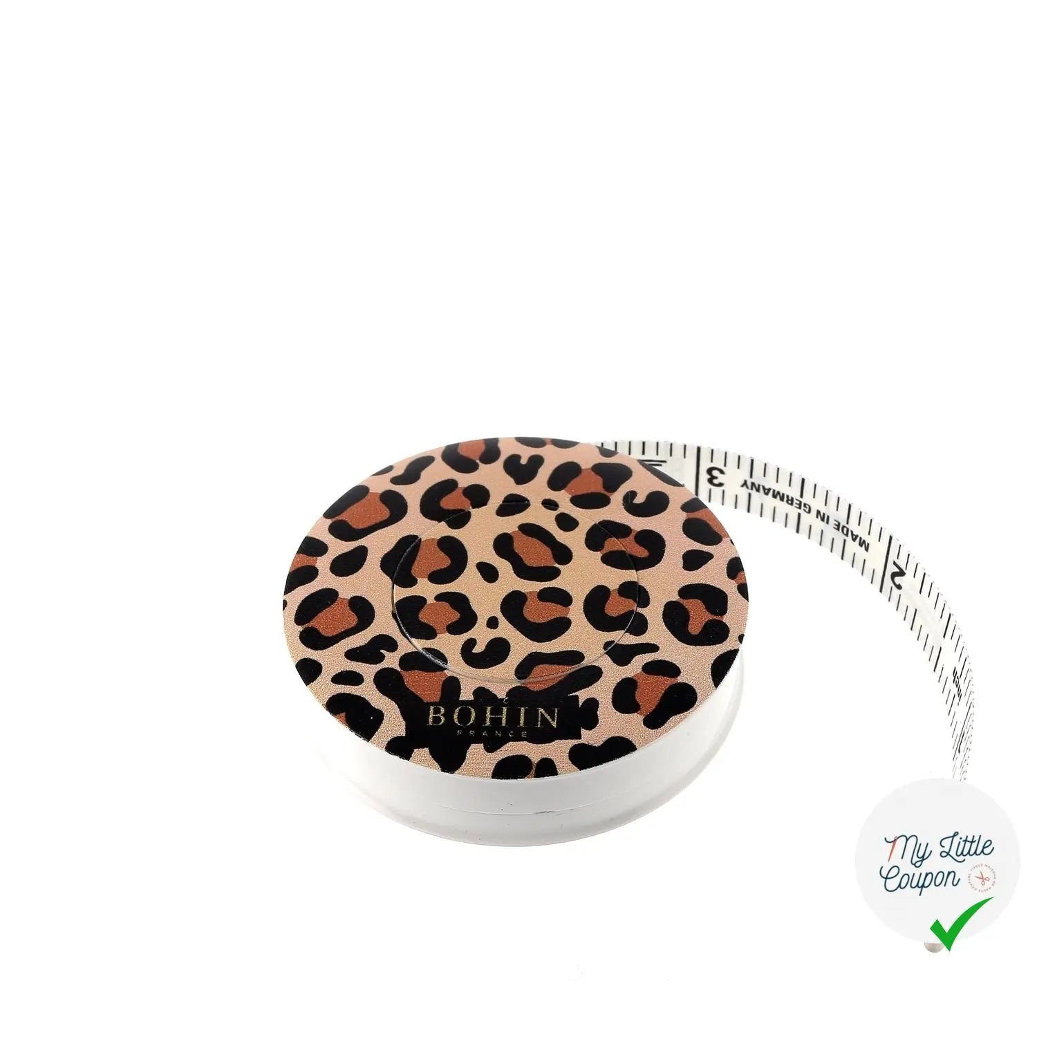 METRE ENROULEUR 150 CM MODELE LEOPARD - COLLECTION SAUVAGE - My Little Coupon