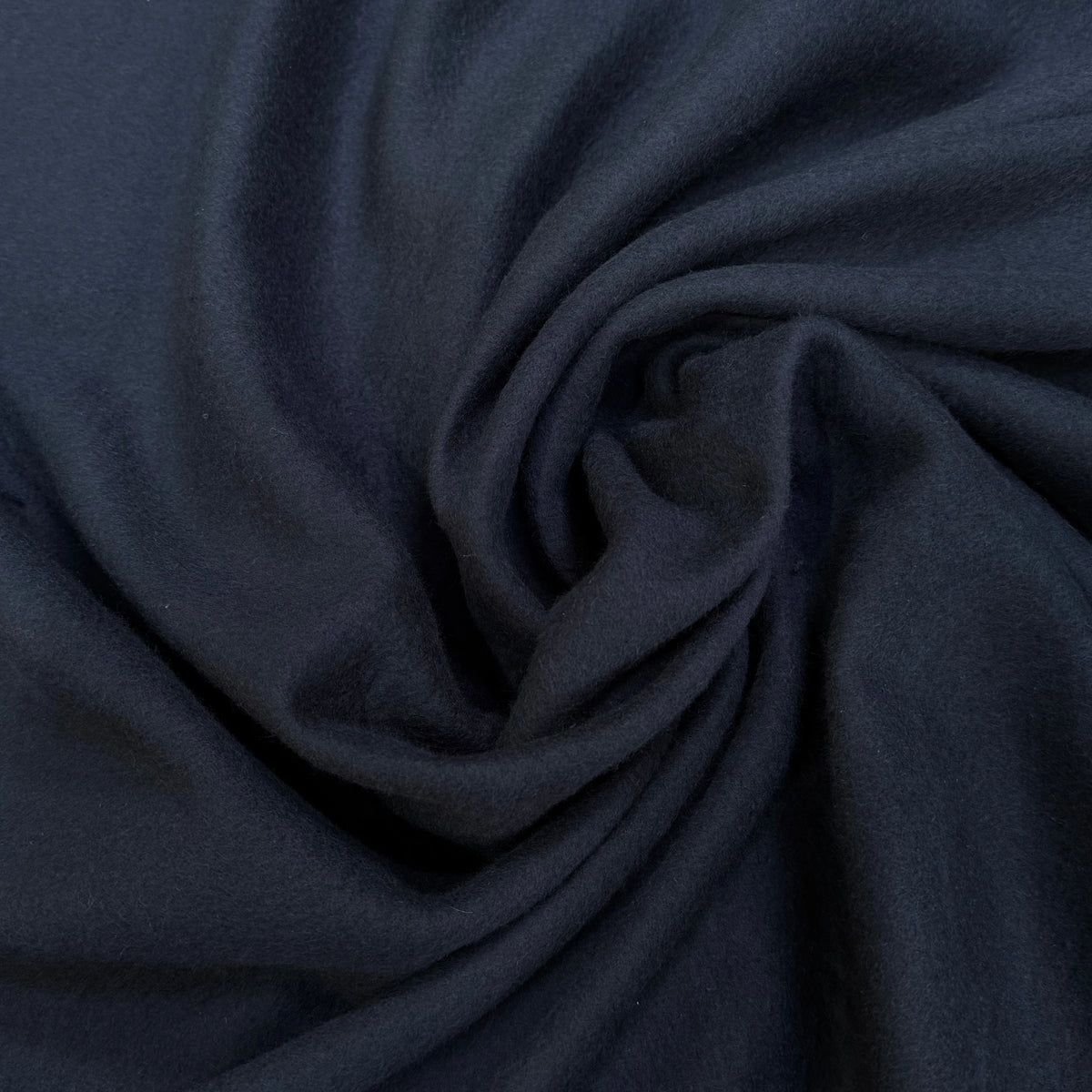 MOLLETON GRATTÉ TOUT DOUX 100% COTON BLEU MARINE GRANDE LAIZE FABRICATION RÉGION DE TROYES 🇫🇷 - My Little Coupon